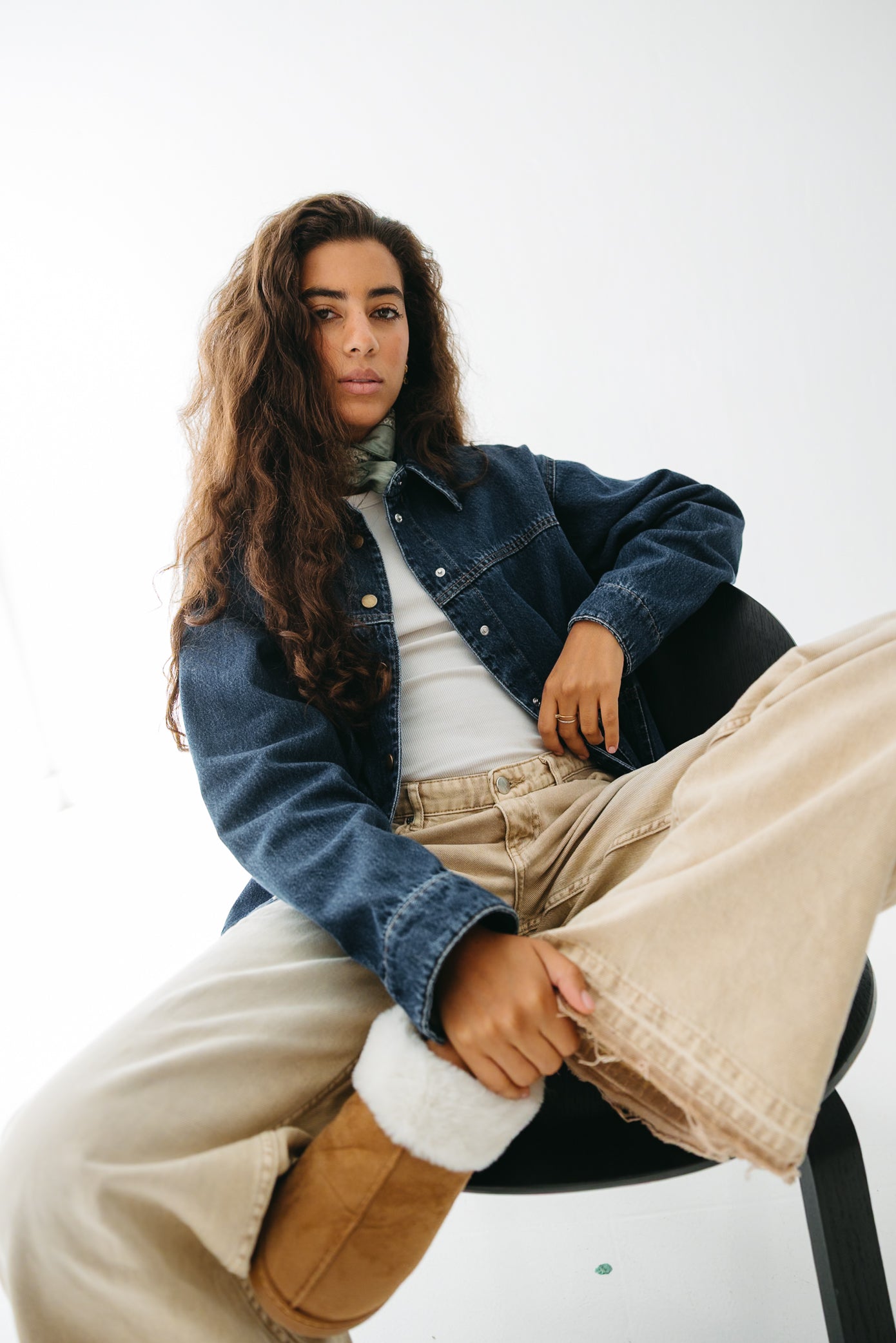 The Origin Denim Jacket in Deep Blue