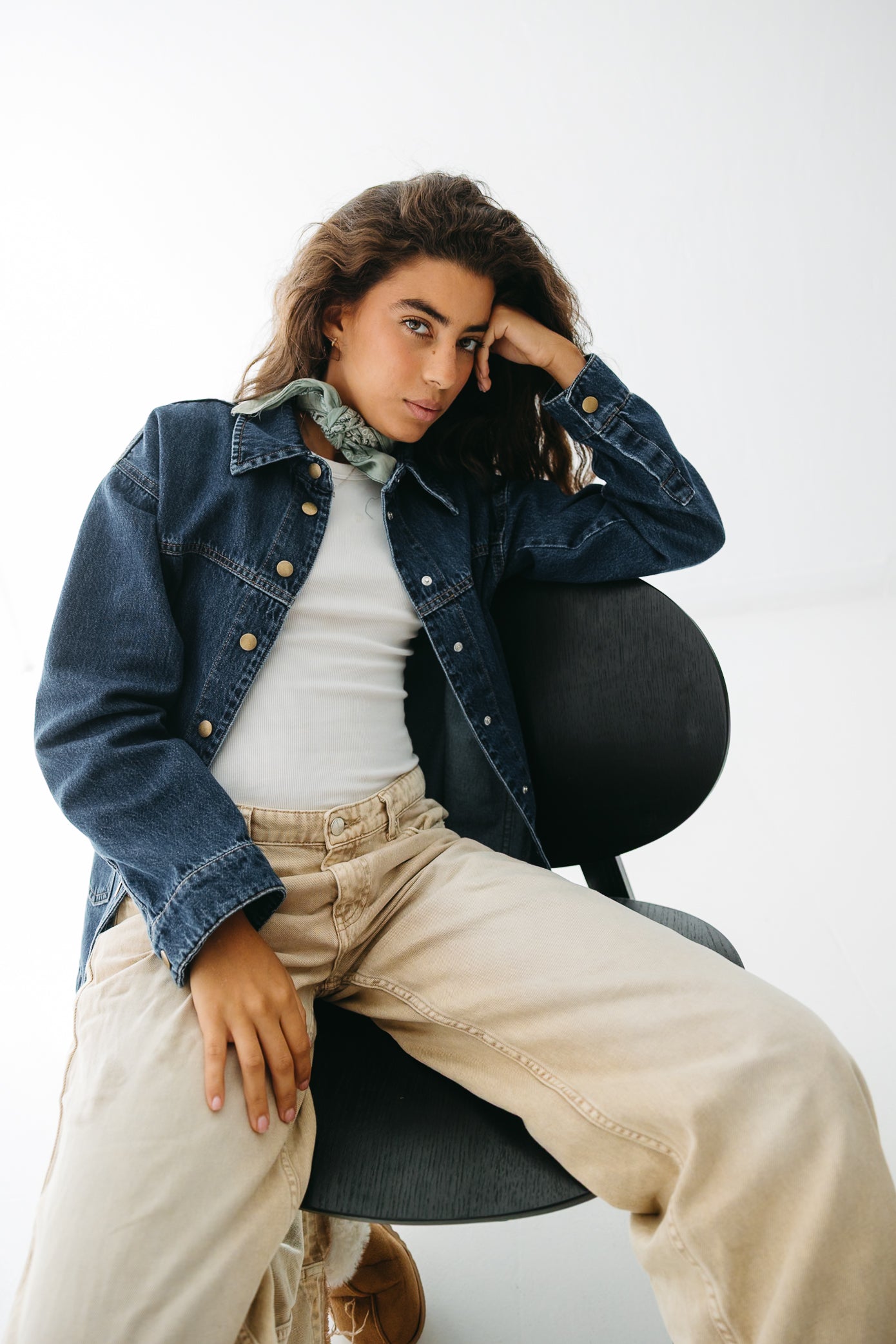 The Origin Denim Jacket in Deep Blue