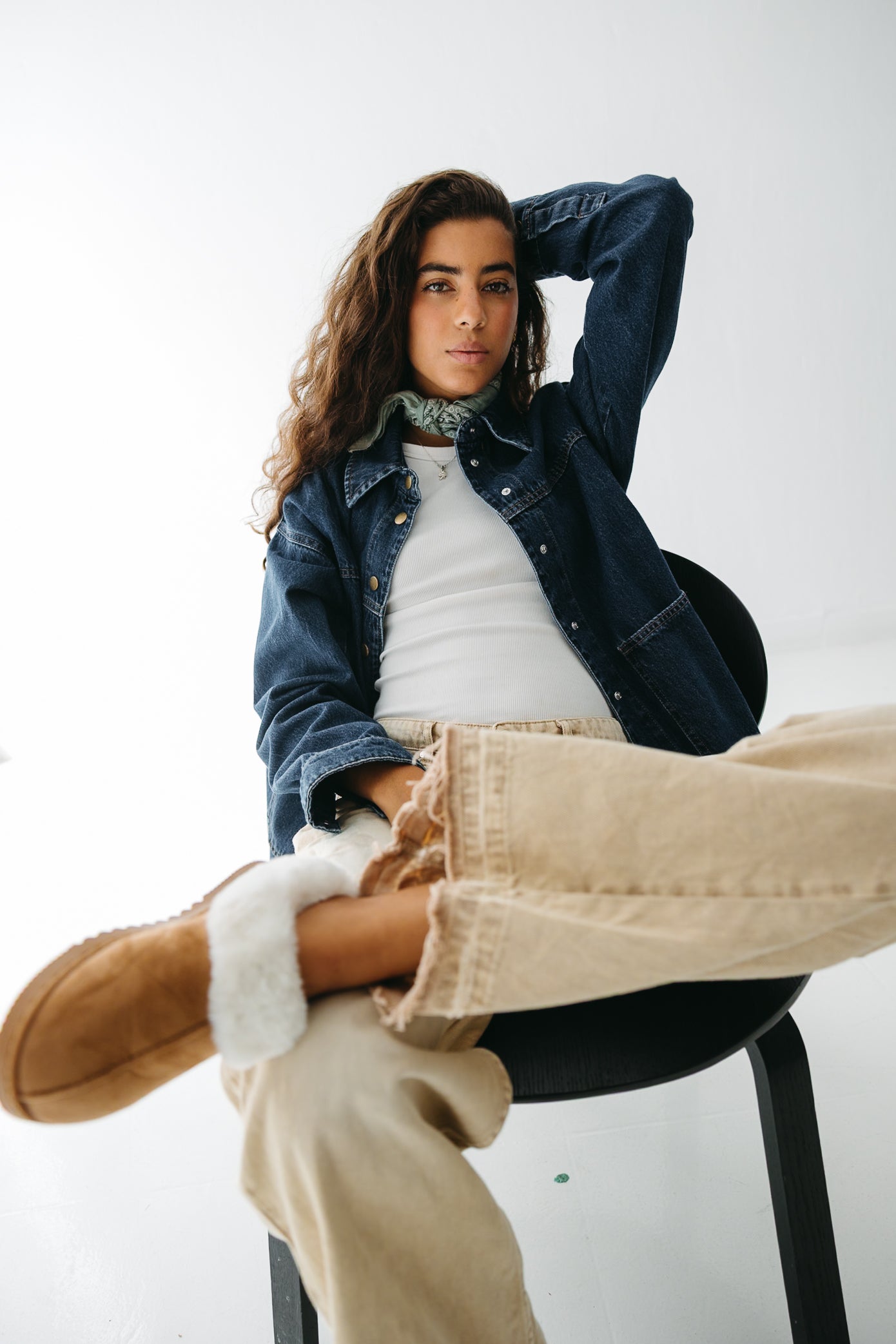 The Origin Denim Jacket in Deep Blue