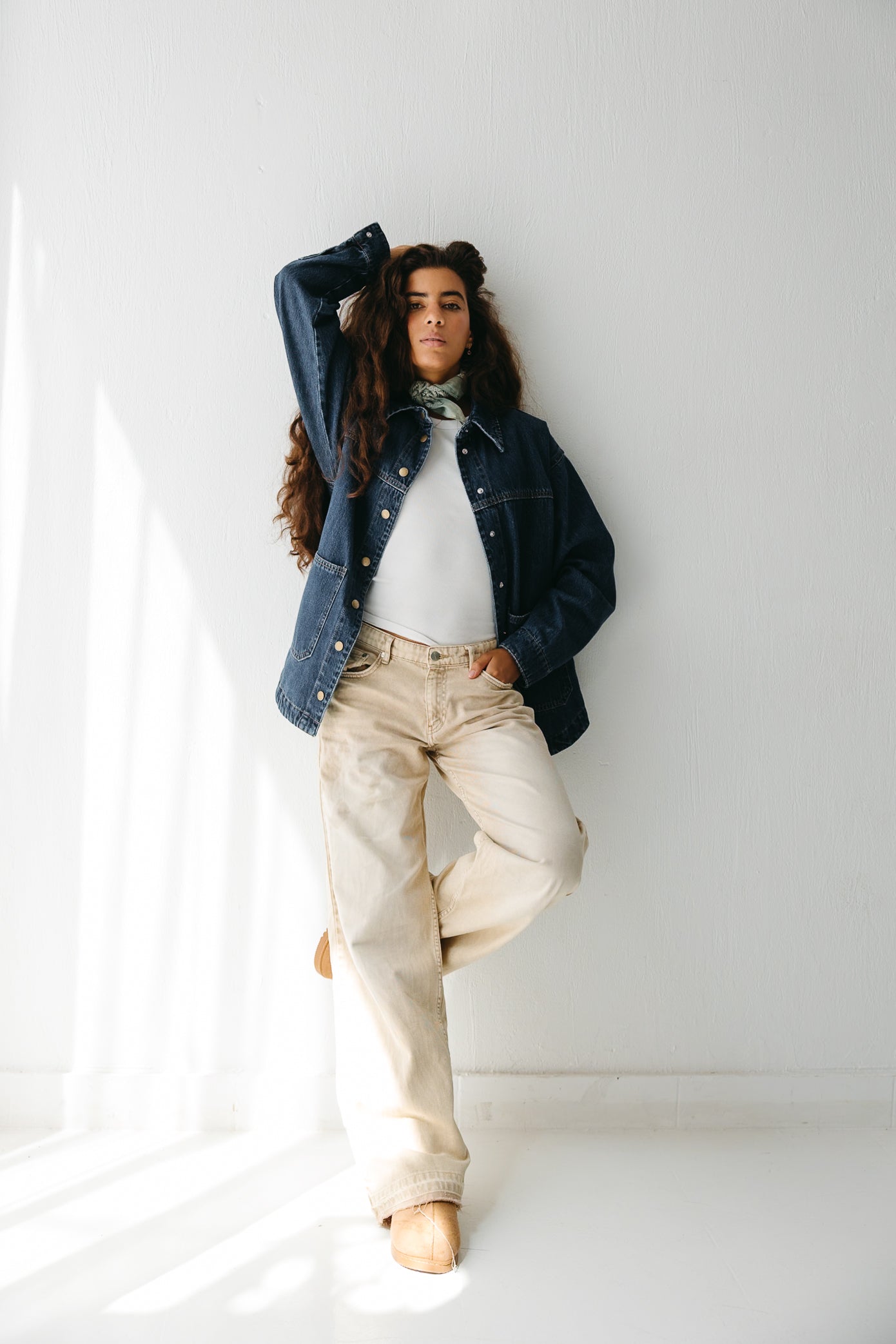 The Origin Denim Jacket in Deep Blue