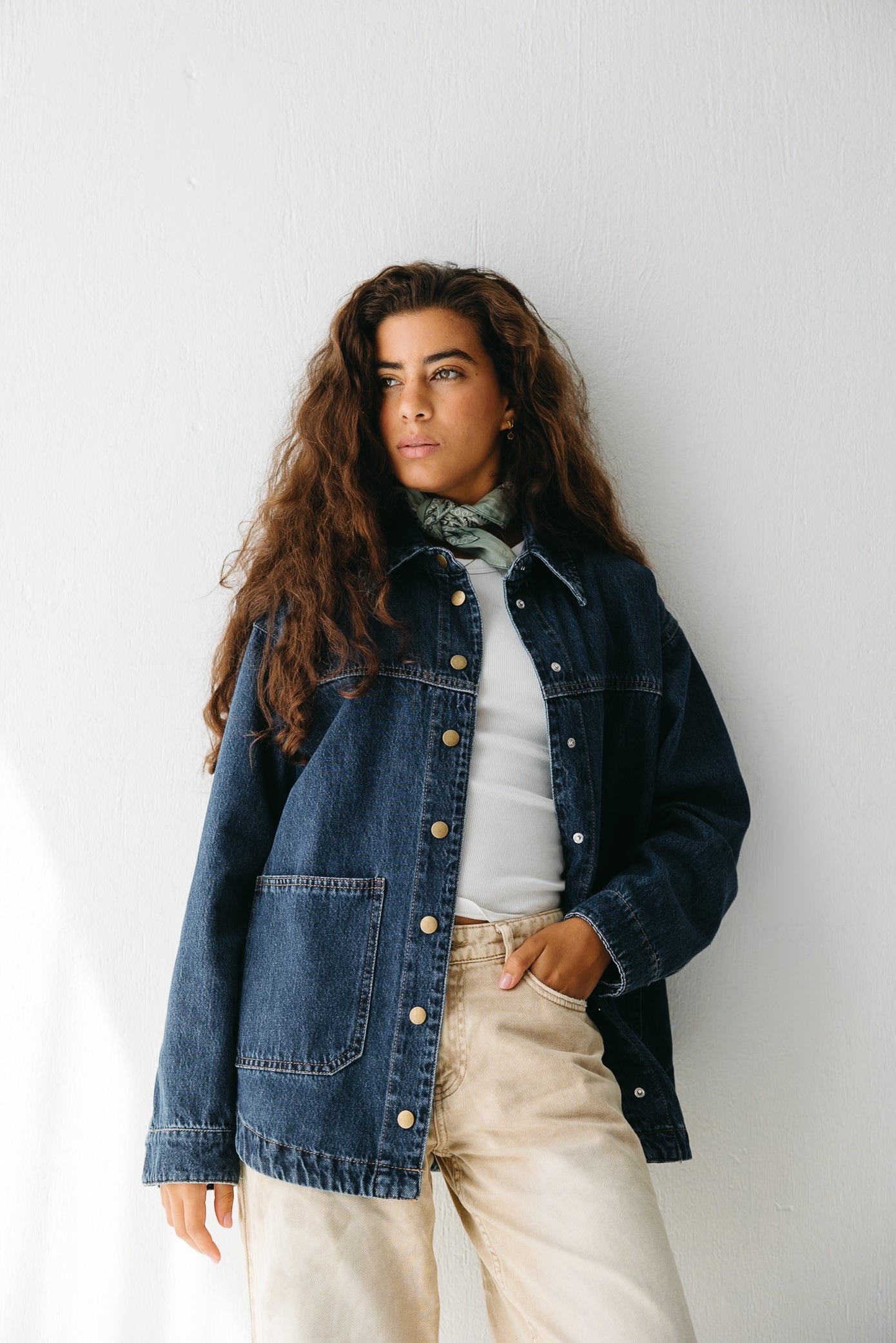 The Origin Denim Jacket in Deep Blue