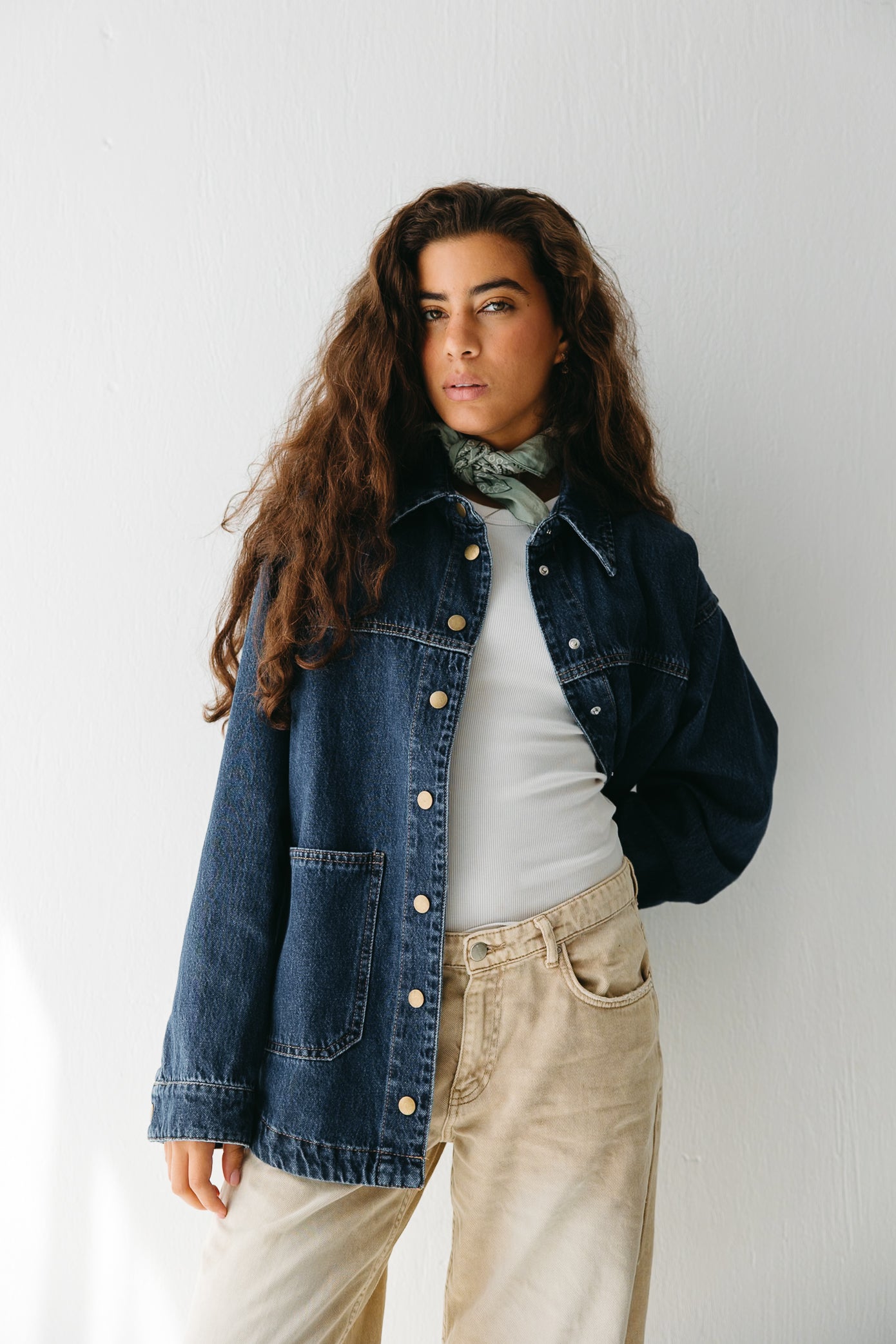 The Origin Denim Jacket in Deep Blue