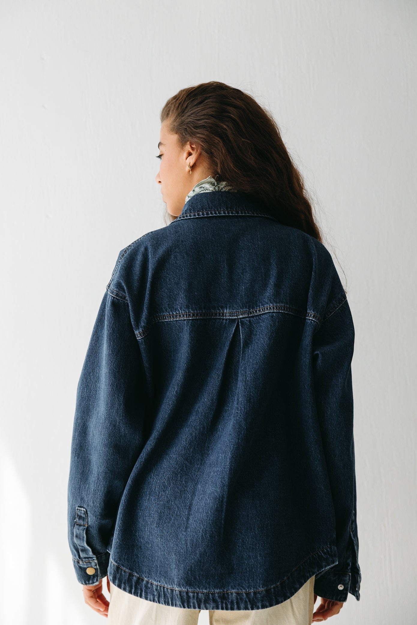 The Origin Denim Jacket in Deep Blue
