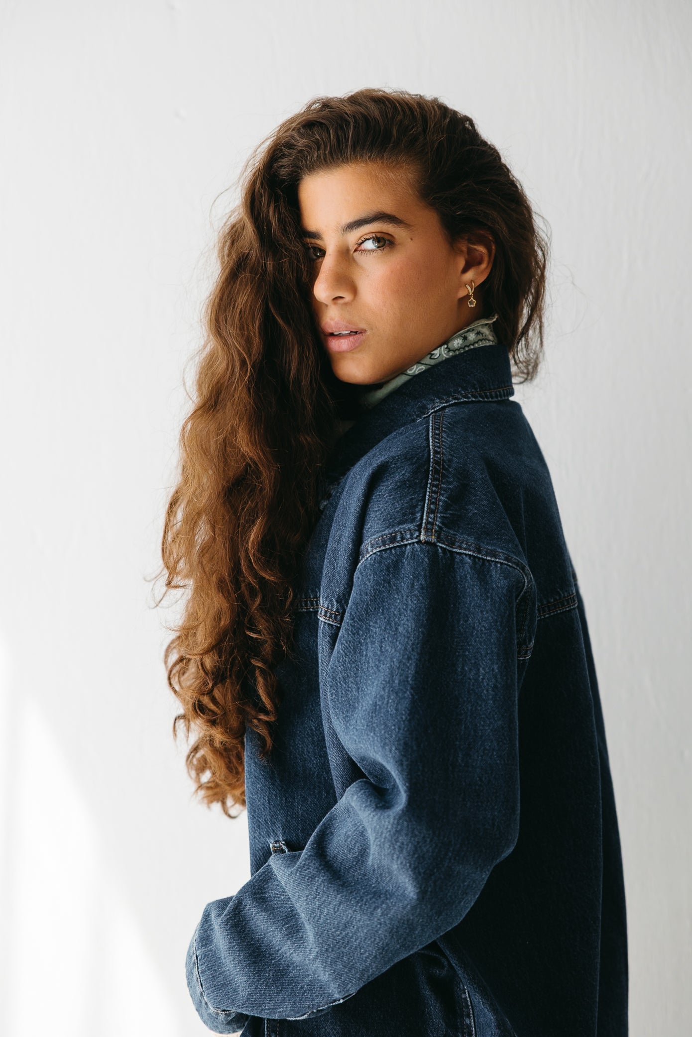 The Origin Denim Jacket in Deep Blue