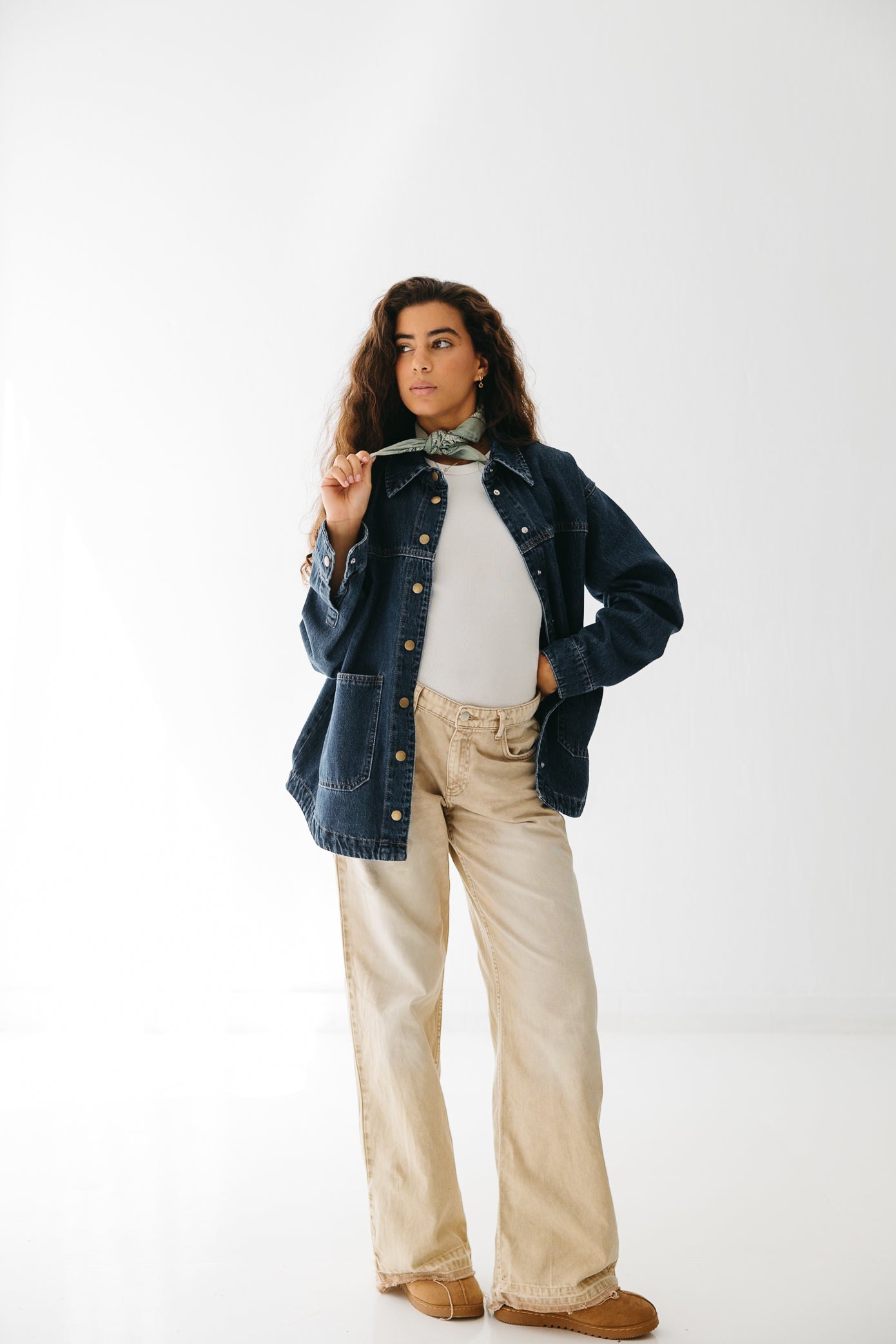 The Origin Denim Jacket in Deep Blue