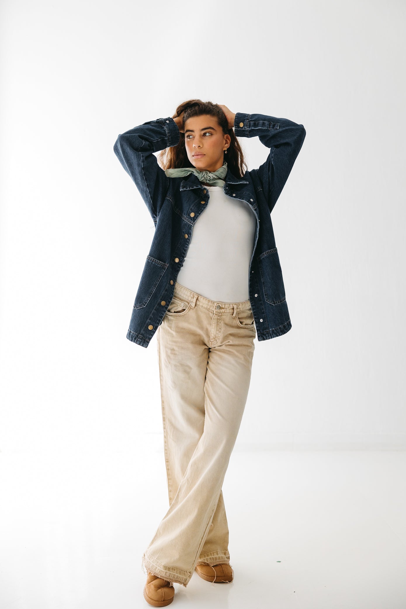 The Origin Denim Jacket in Deep Blue