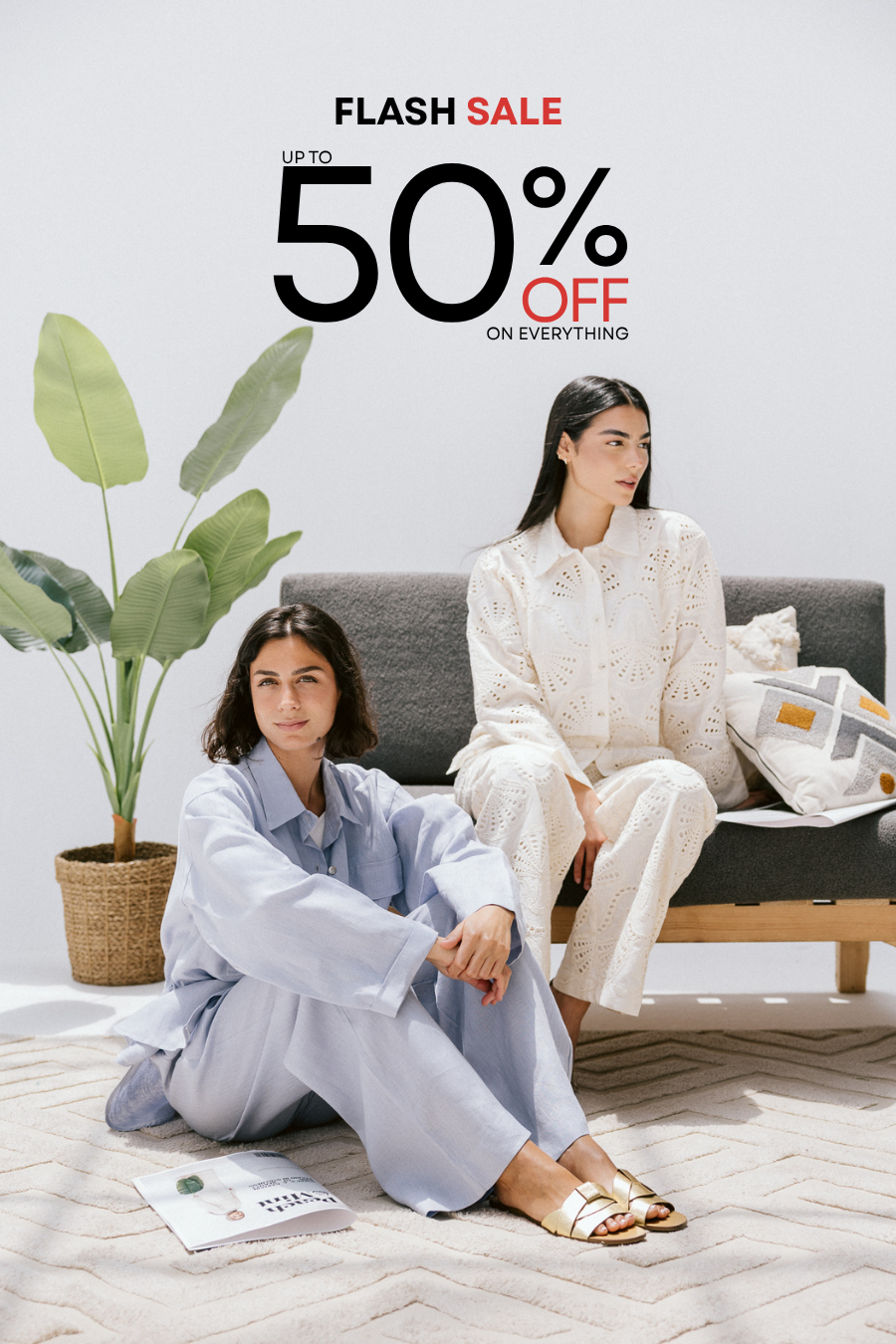 SALE UP TO 50% OFF ON EVERYTHING!