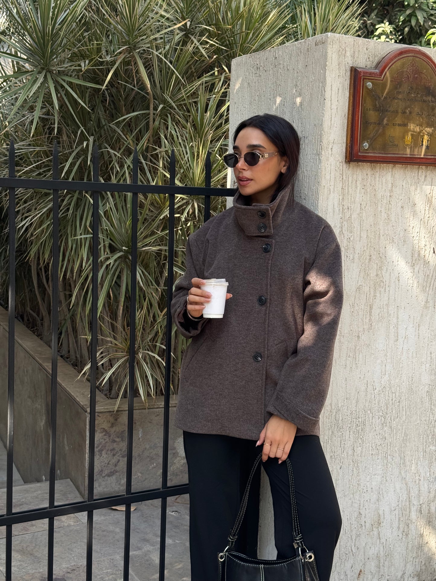 Vienna coat in Walnut