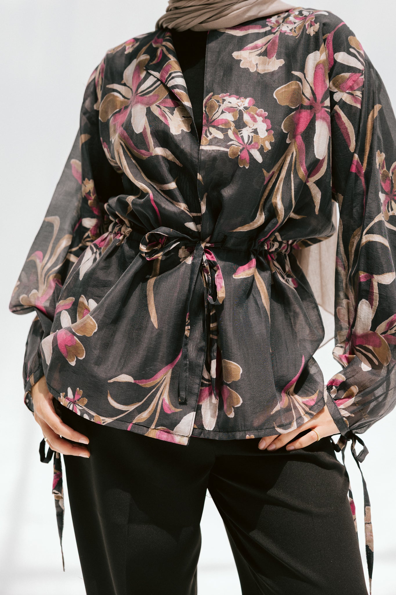 Florina Blouse in Soft Black