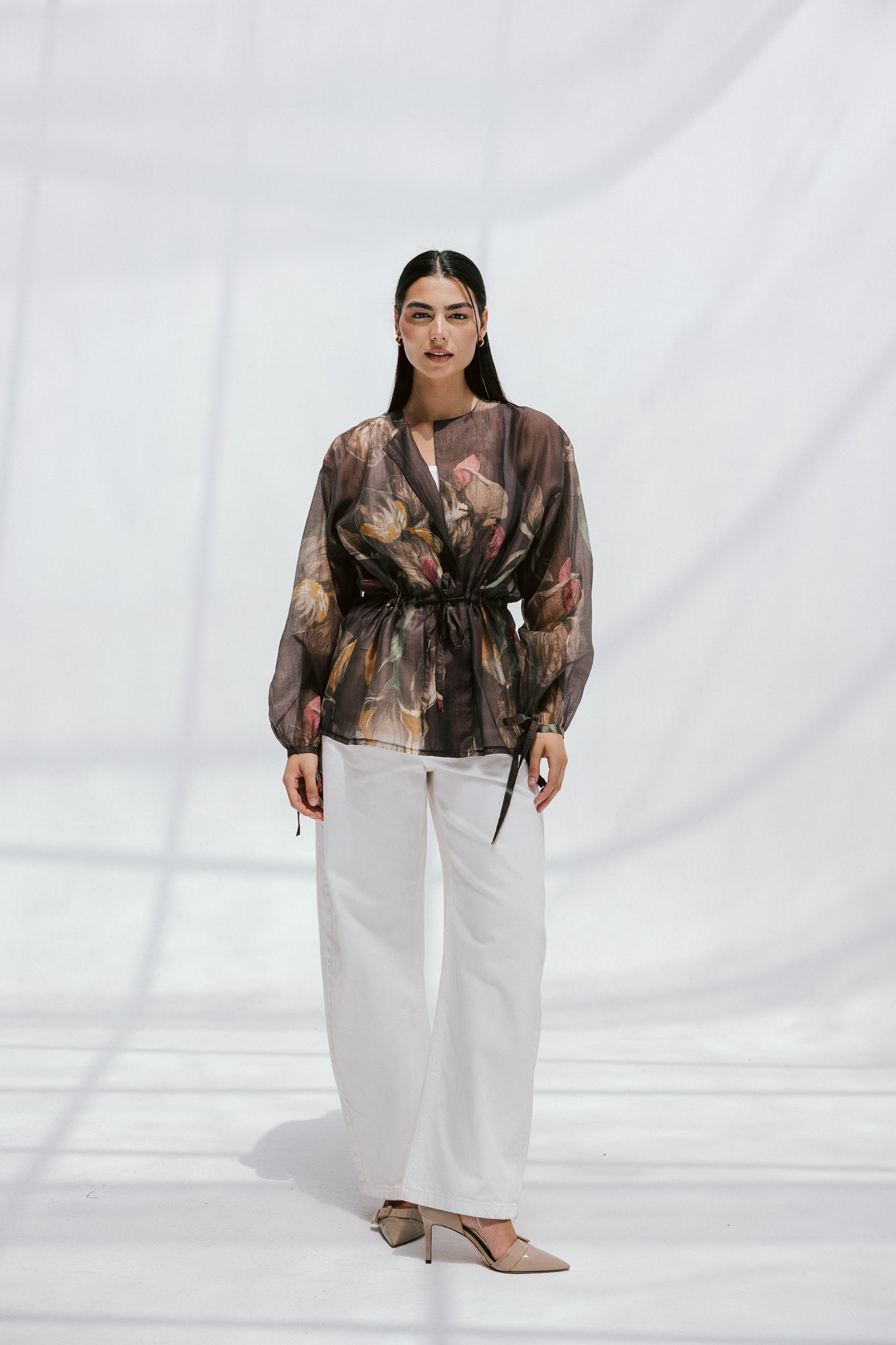 Jardin Blouse in Brunette