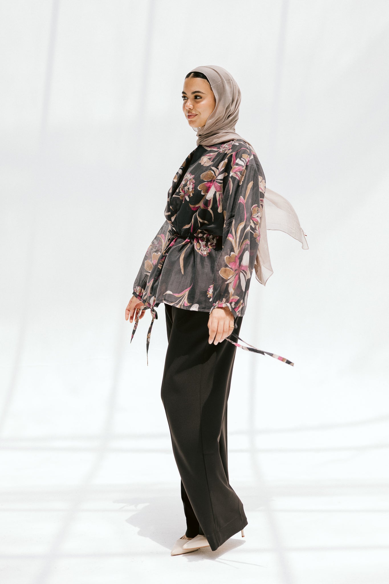 Florina Blouse in Soft Black