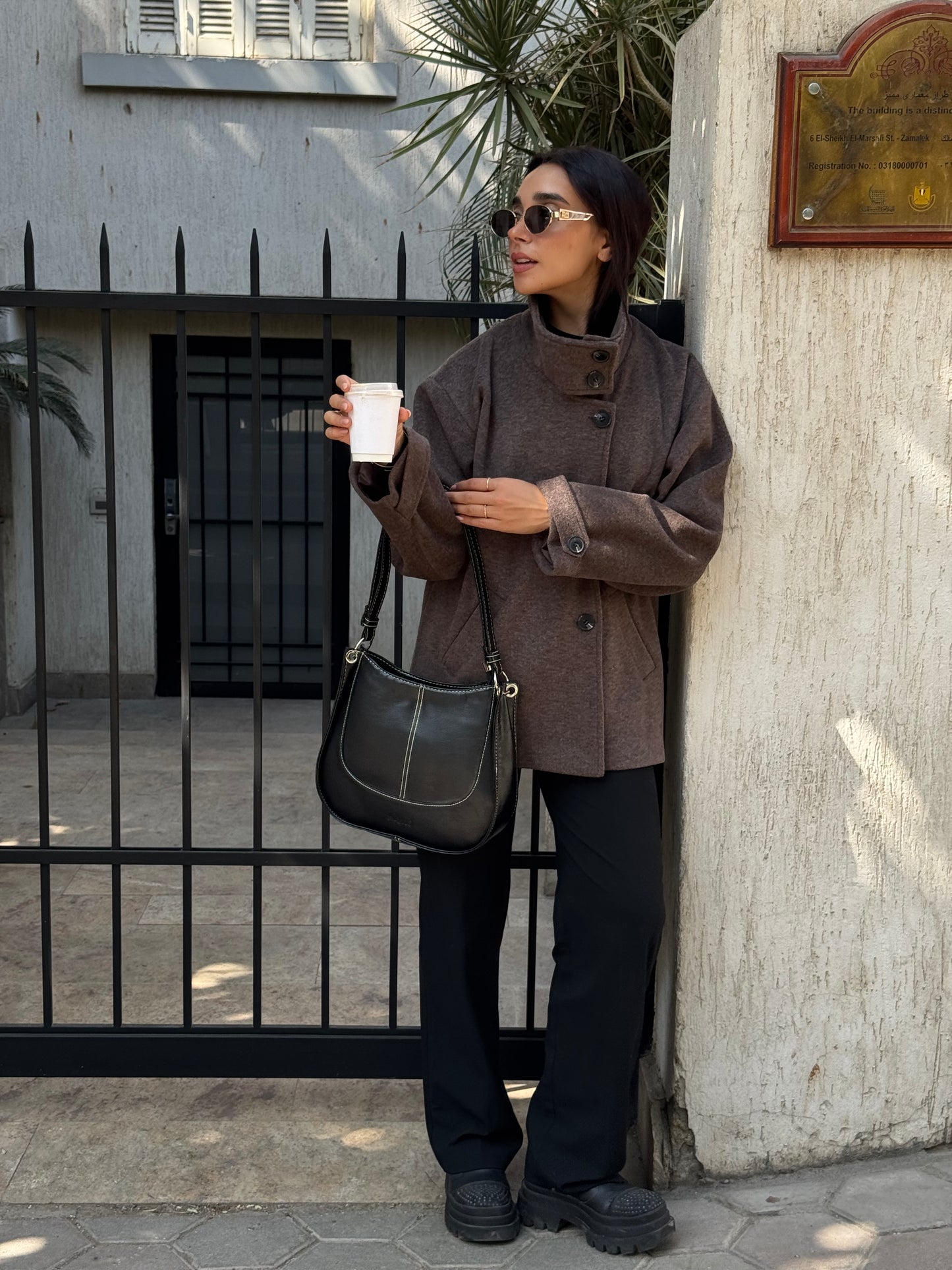 Vienna coat in Walnut