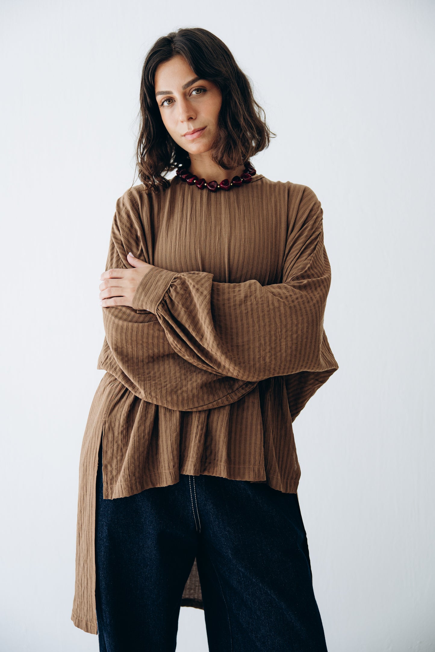 Willow Blouse in Walnut