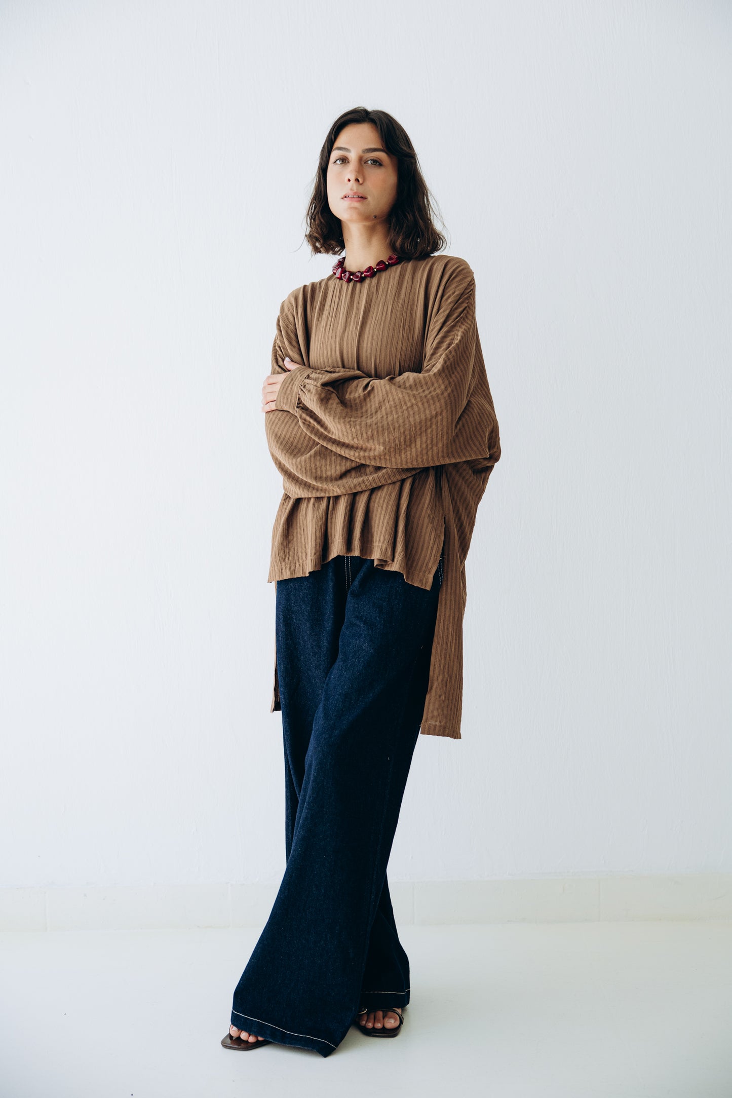 Willow Blouse in Walnut