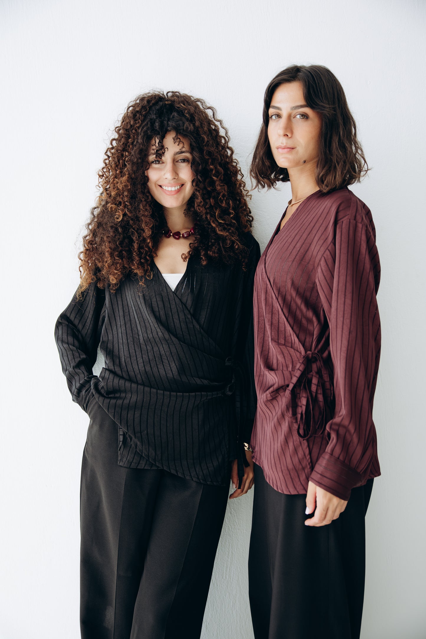 Glow Pleat Blouse in Black