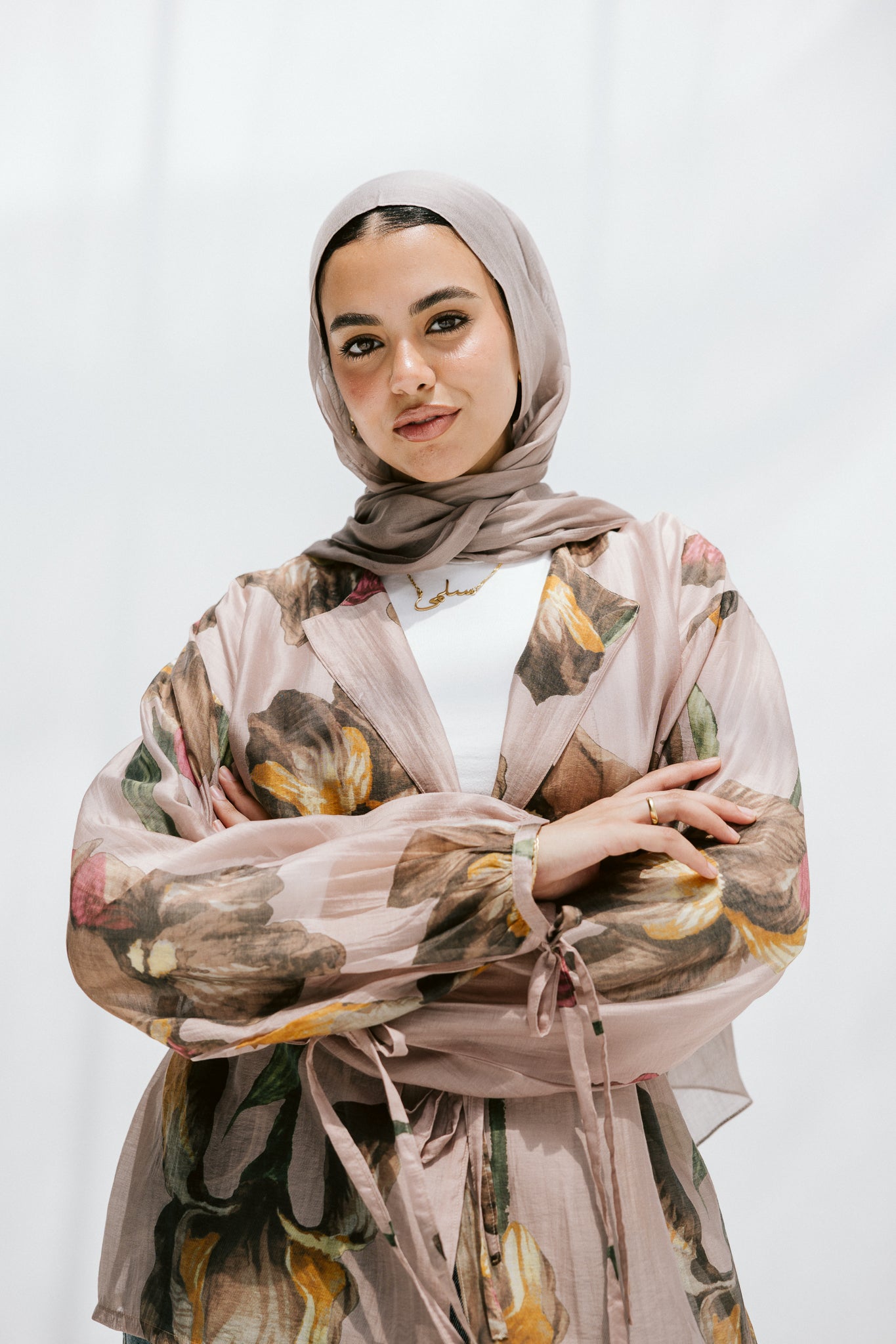 Jardin Blouse in Almond