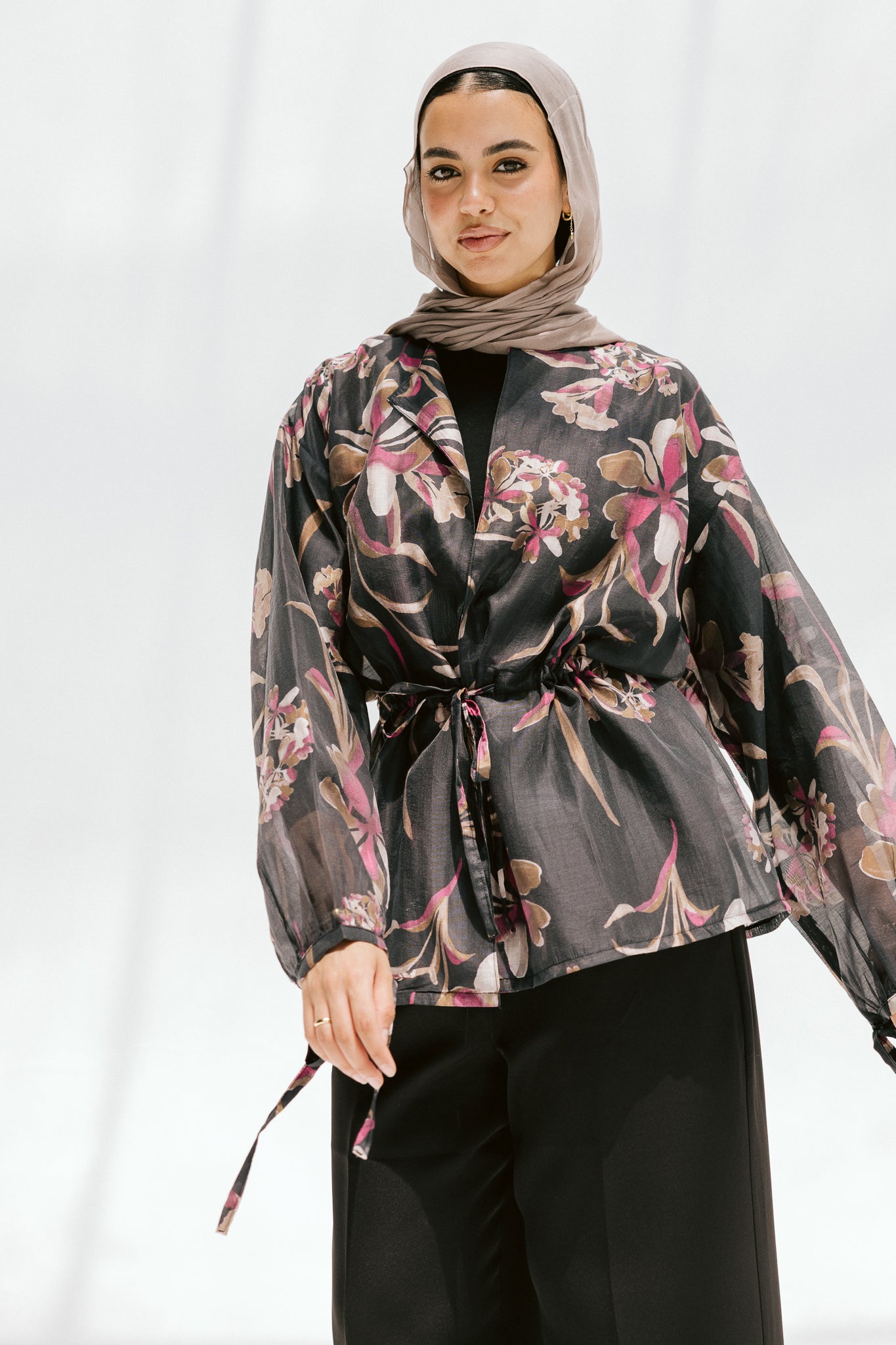 Florina Blouse in Soft Black