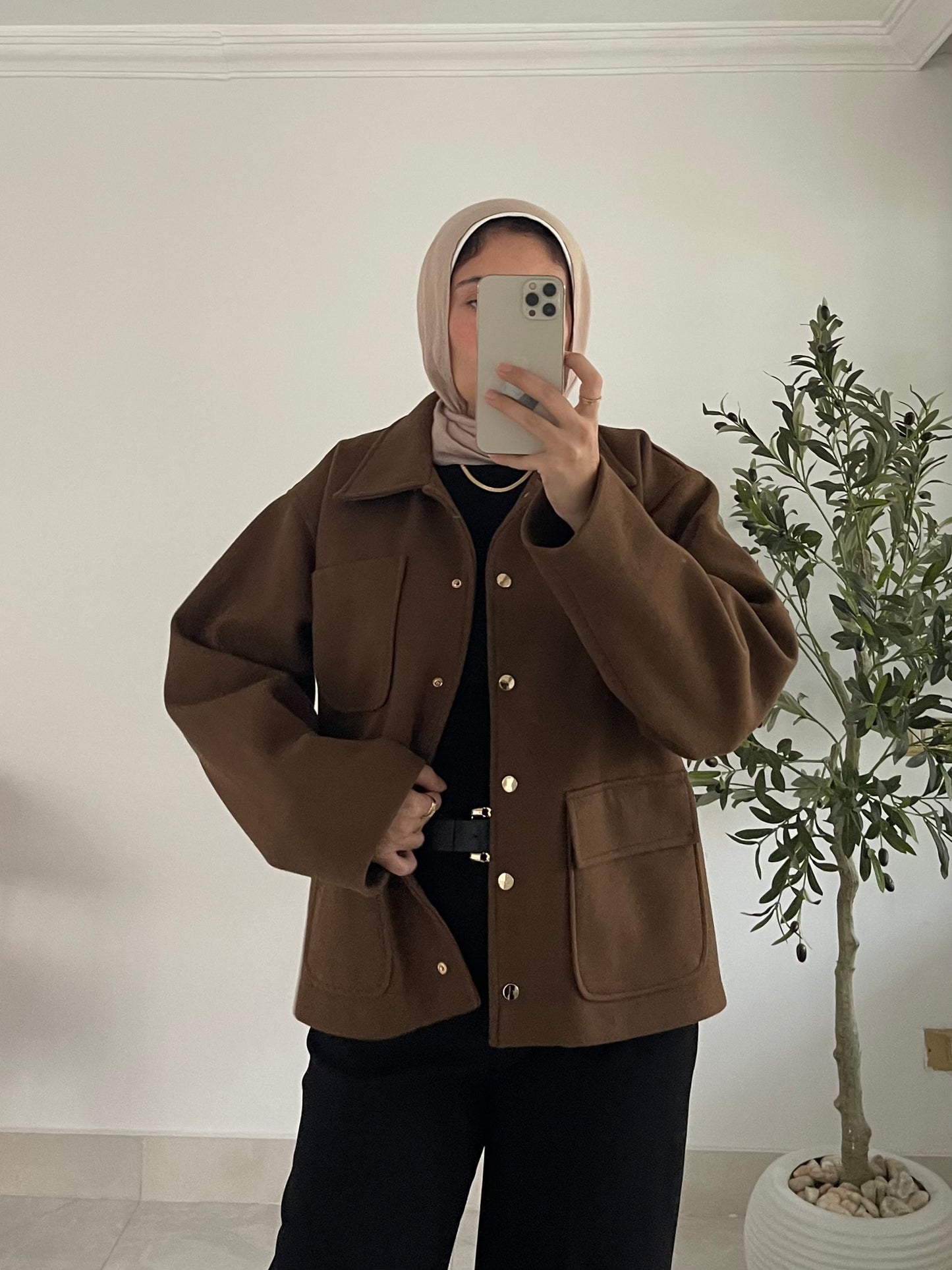 Maple Jacket in Brown