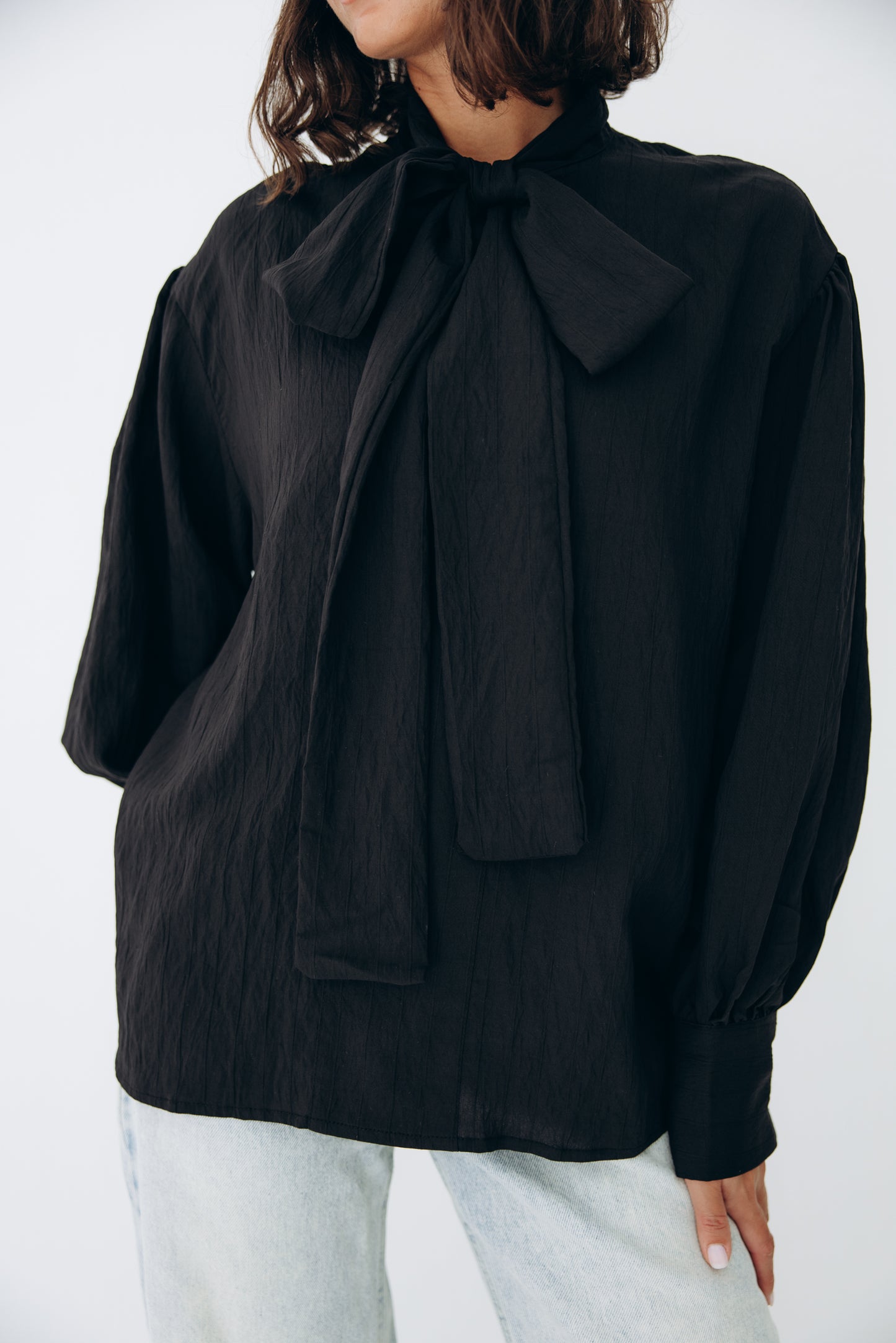 The Siena Blouse In Black
