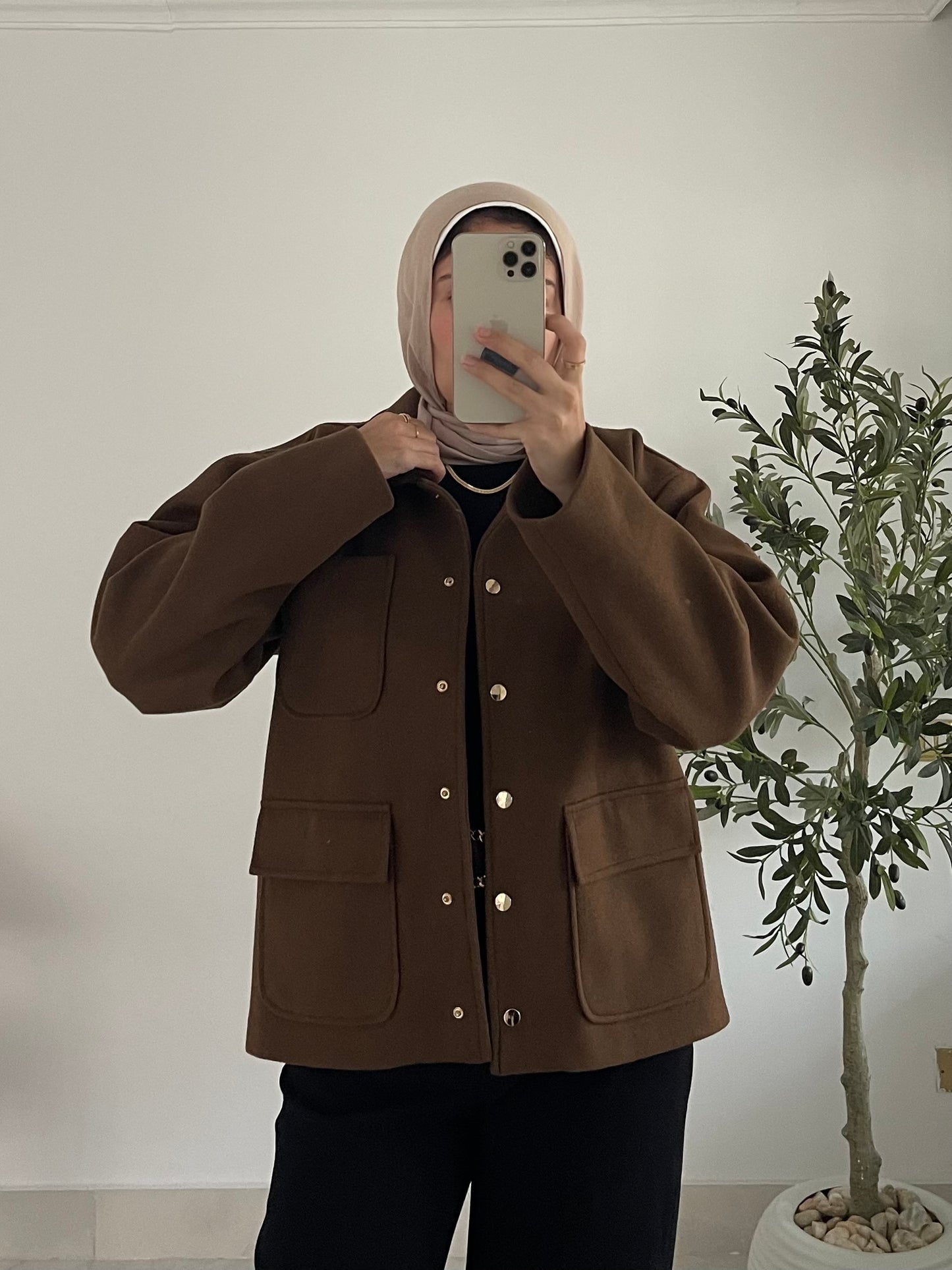 Maple Jacket in Brown
