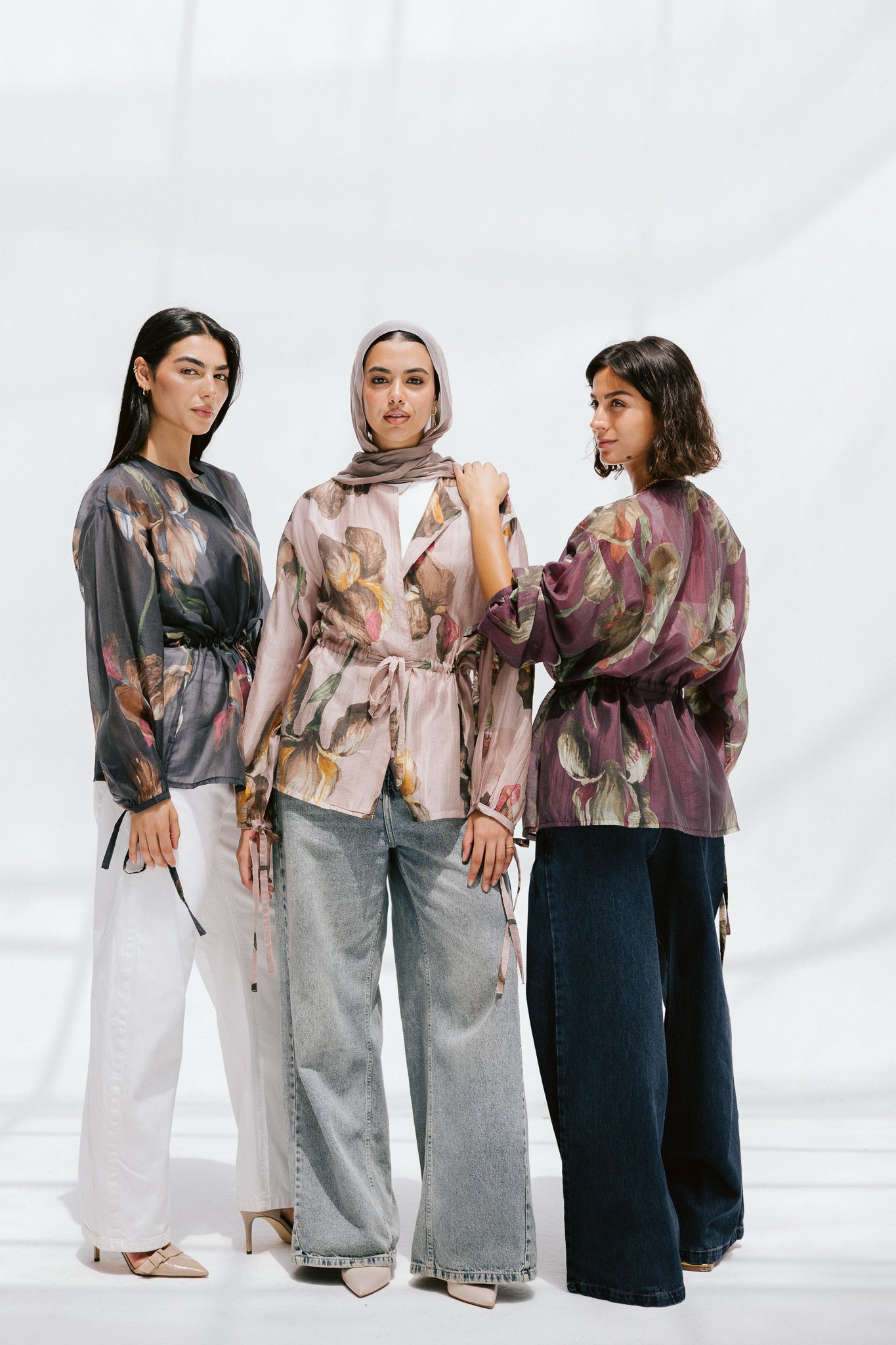 Jardin Blouse in Mulberry