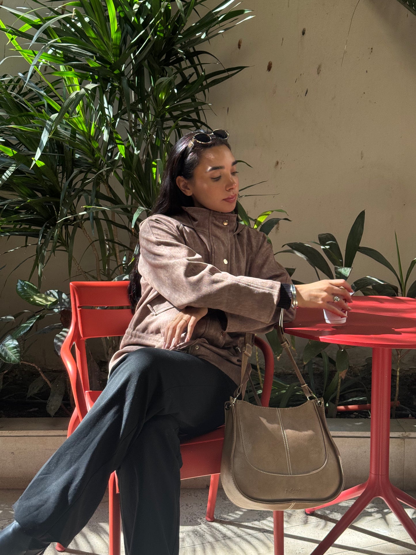 The Ophelia Jacket in Brown