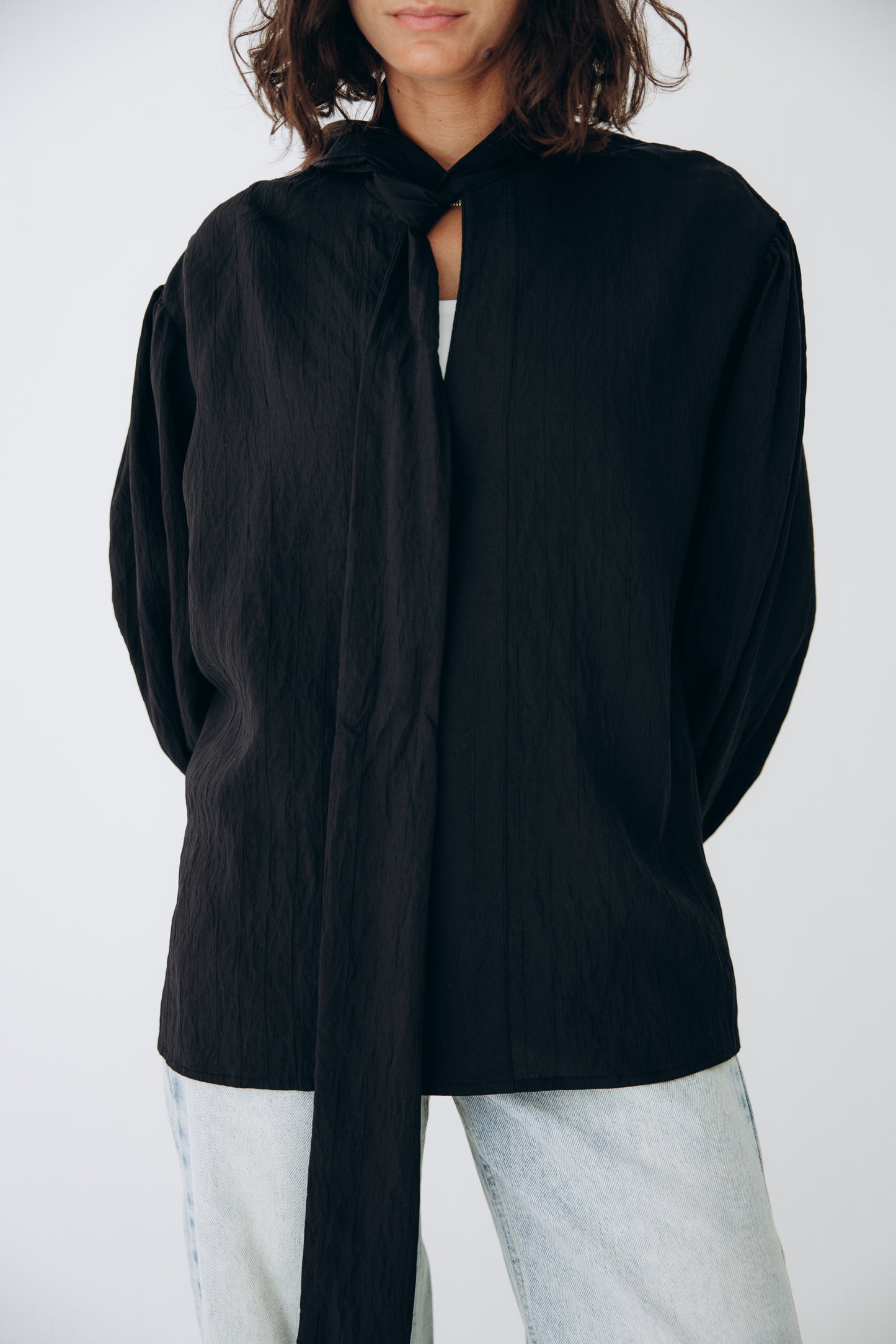 The Siena Blouse In Black