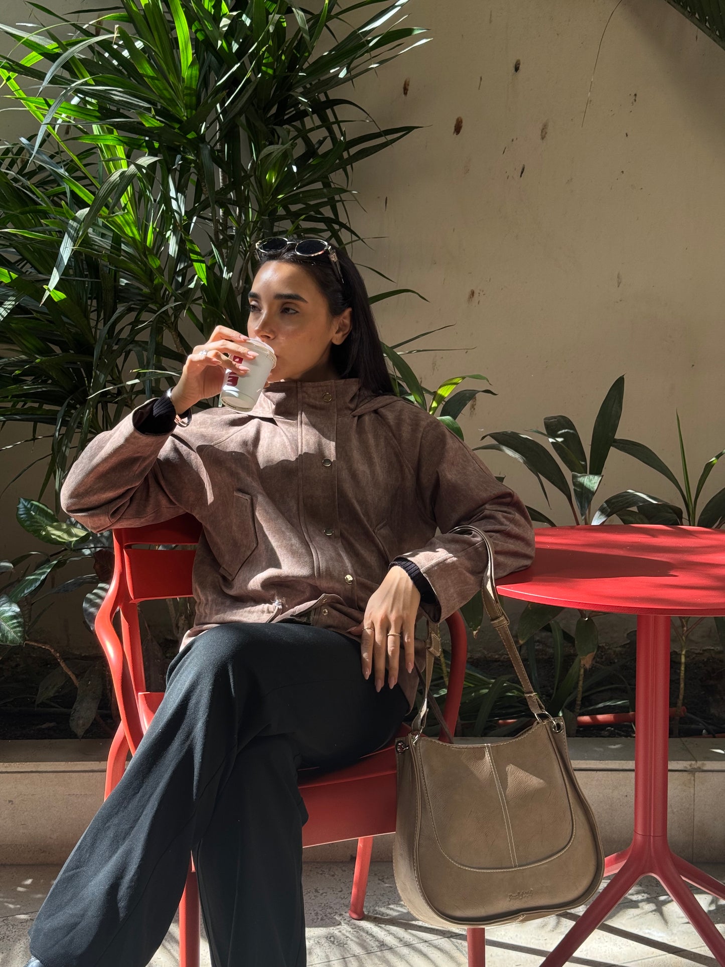 The Ophelia Jacket in Brown