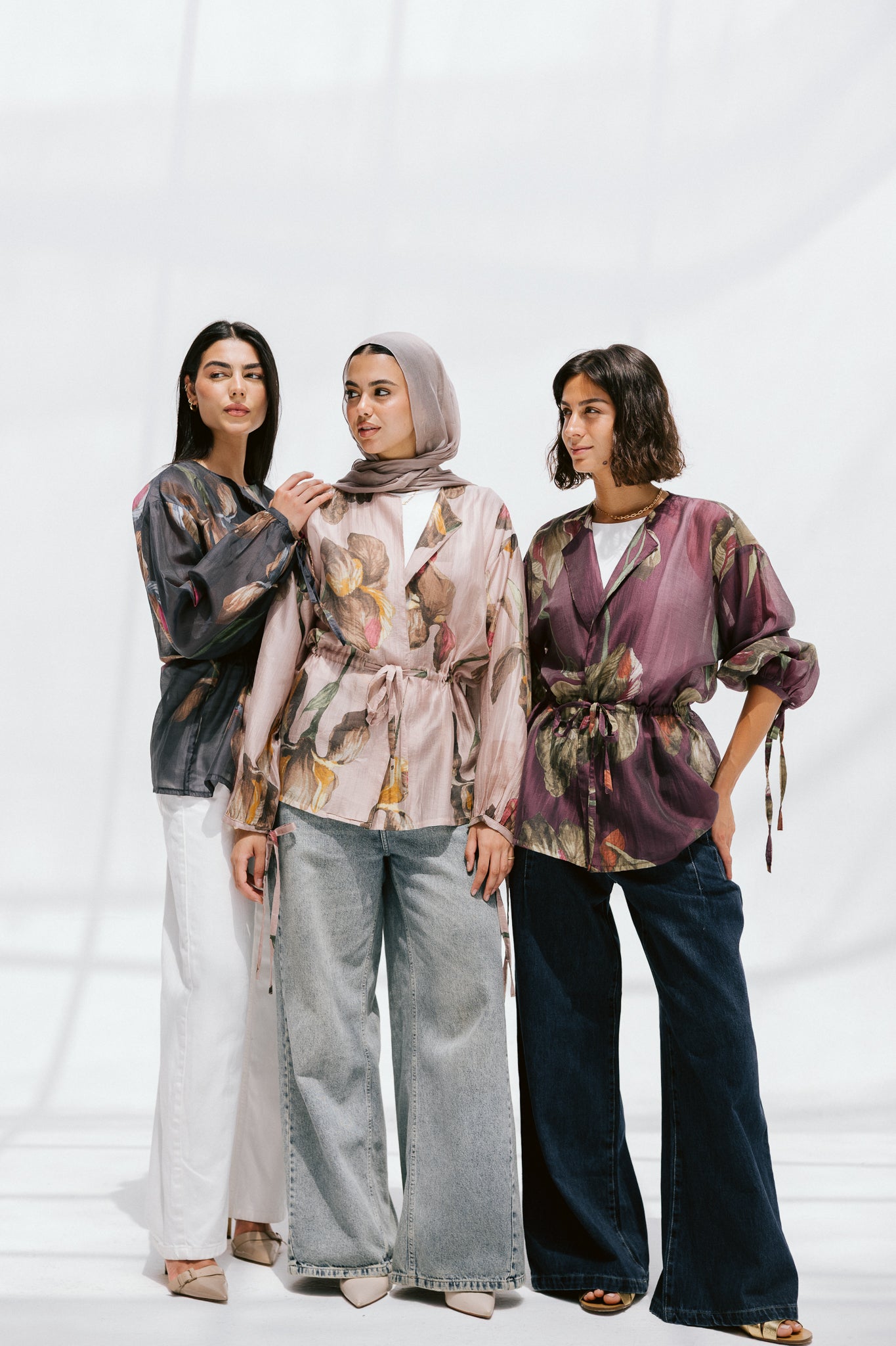 Jardin Blouse in Mulberry