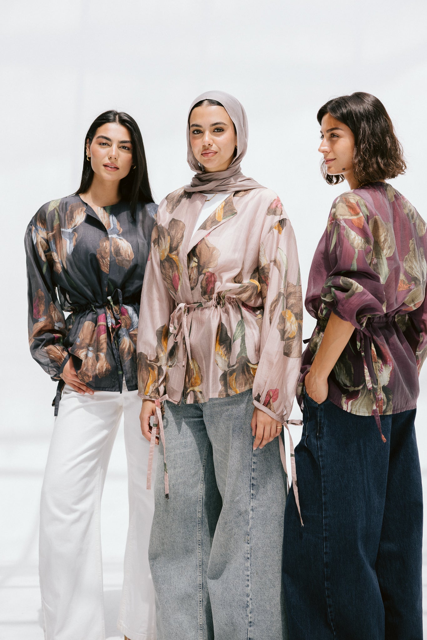 Jardin Blouse in Mulberry