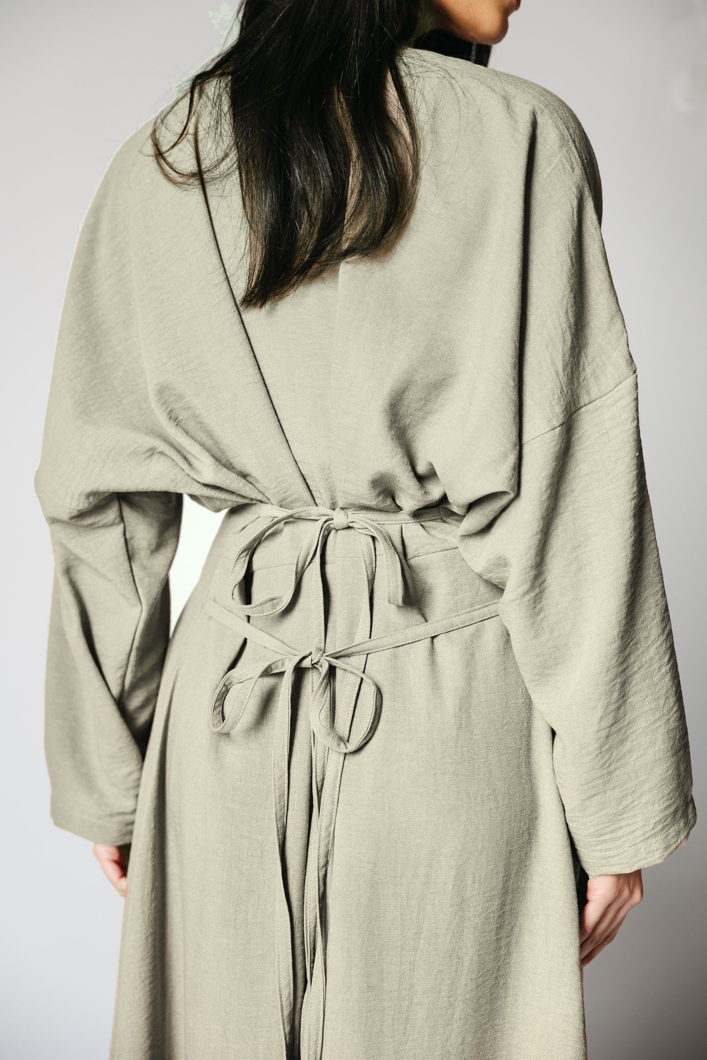 The Blossom Dress in Olive haze