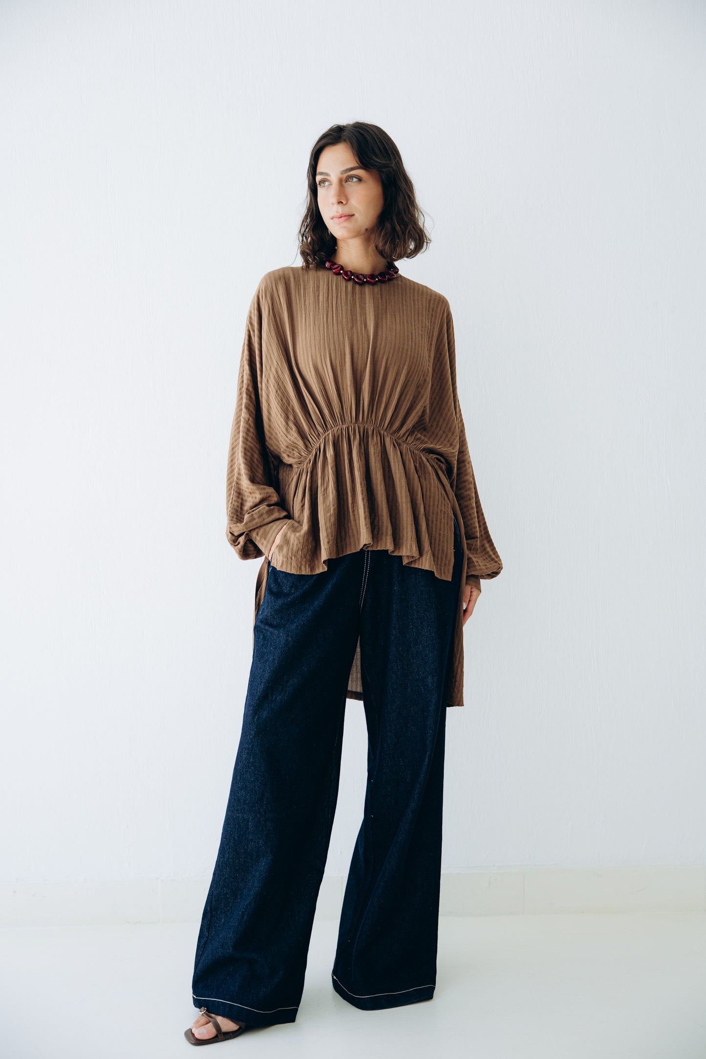 Willow Blouse in Walnut