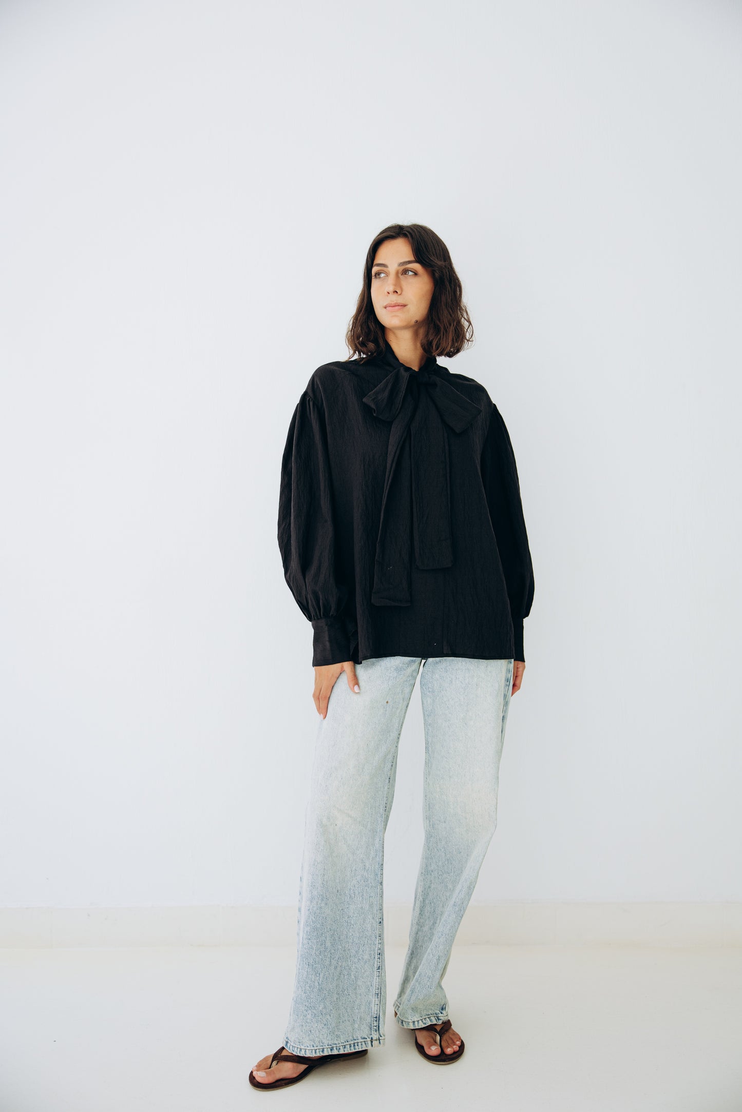 The Siena Blouse In Black