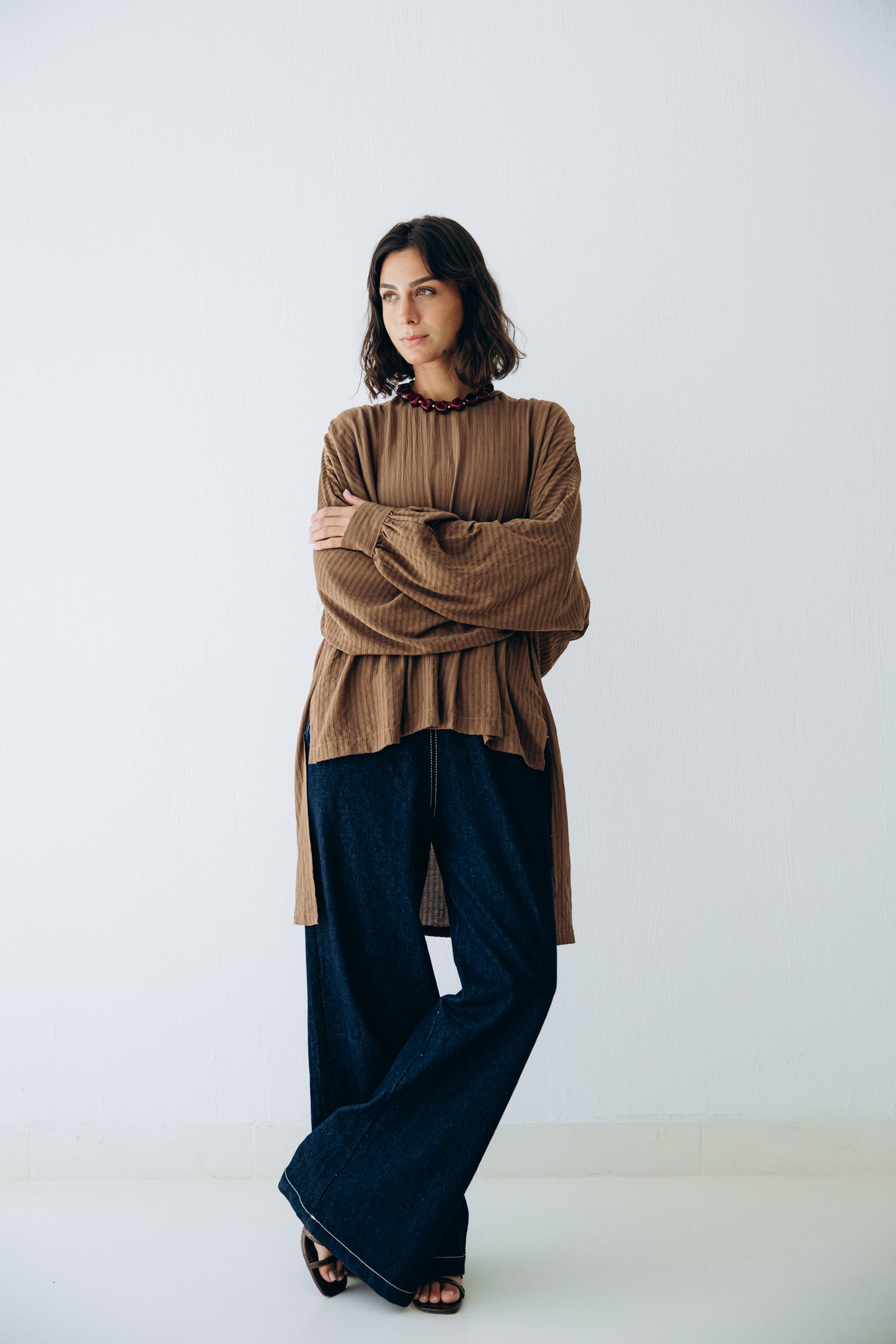 Willow Blouse in Walnut