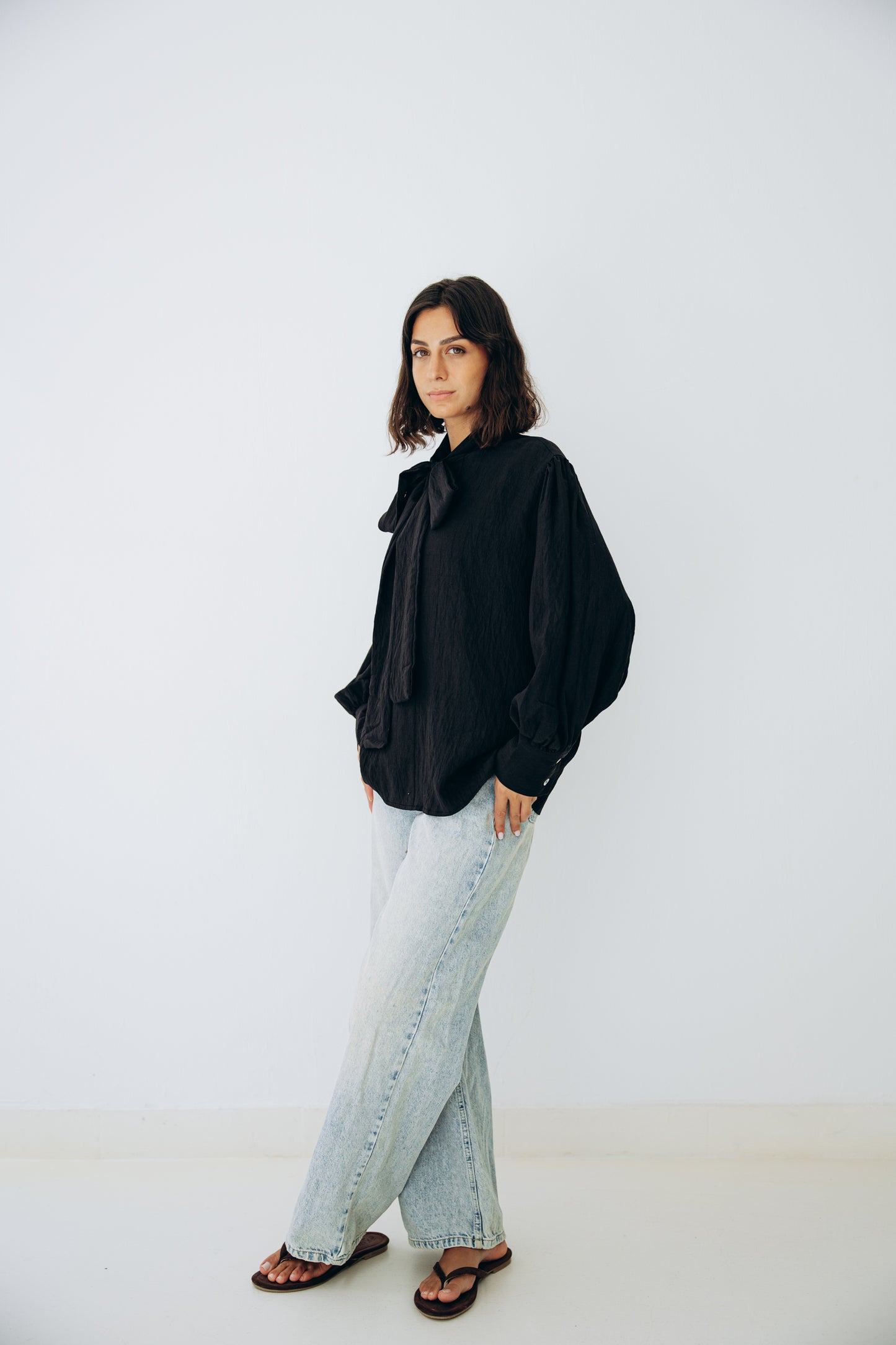 The Siena Blouse In Black