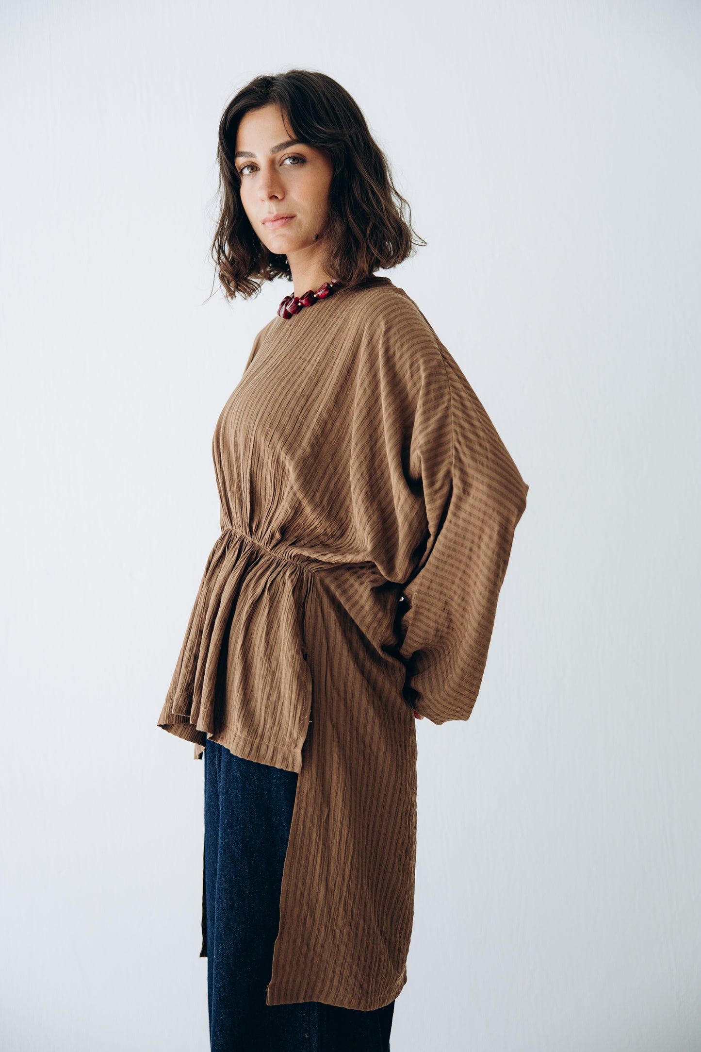 Willow Blouse in Walnut