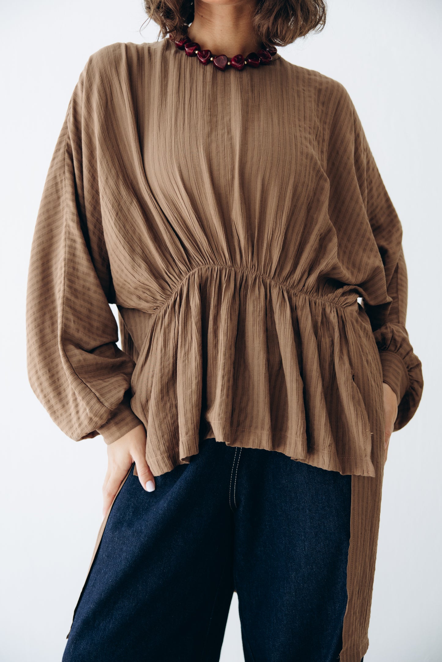 Willow Blouse in Walnut