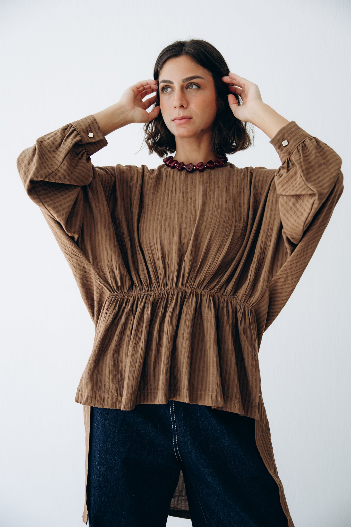 Willow Blouse in Walnut