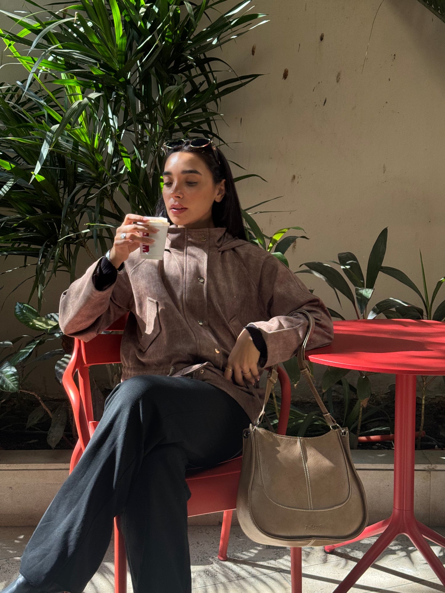 The Ophelia Jacket in Brown