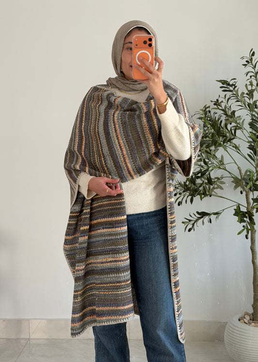 Colorwave Knit Kaftan