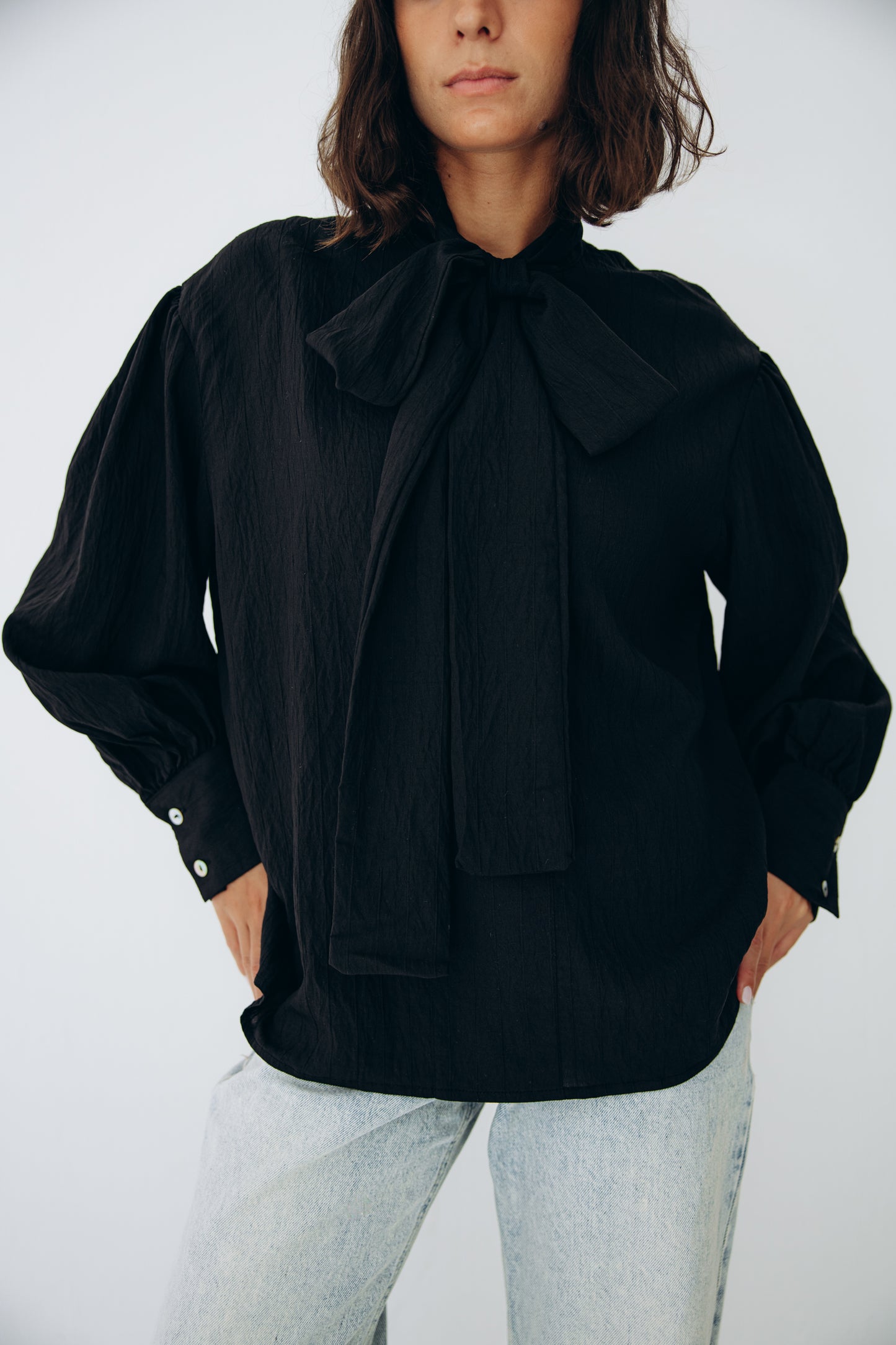 The Siena Blouse In Black