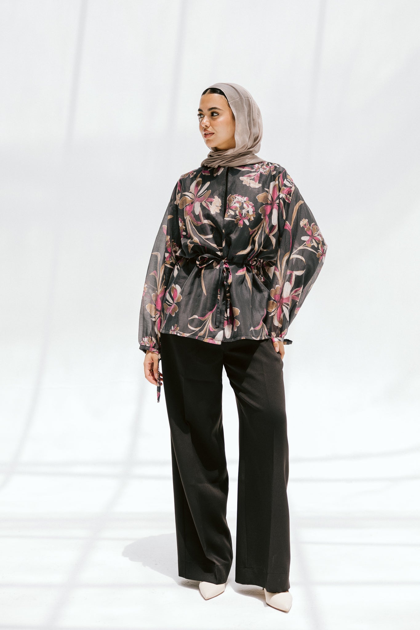 Florina Blouse in Soft Black