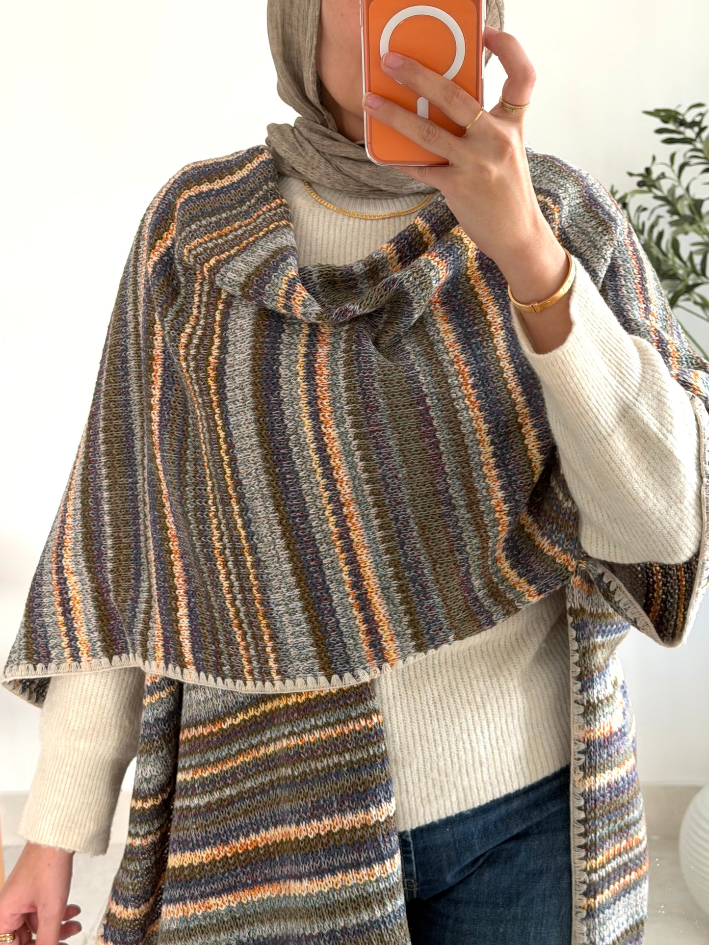 Colorwave Knit Kaftan