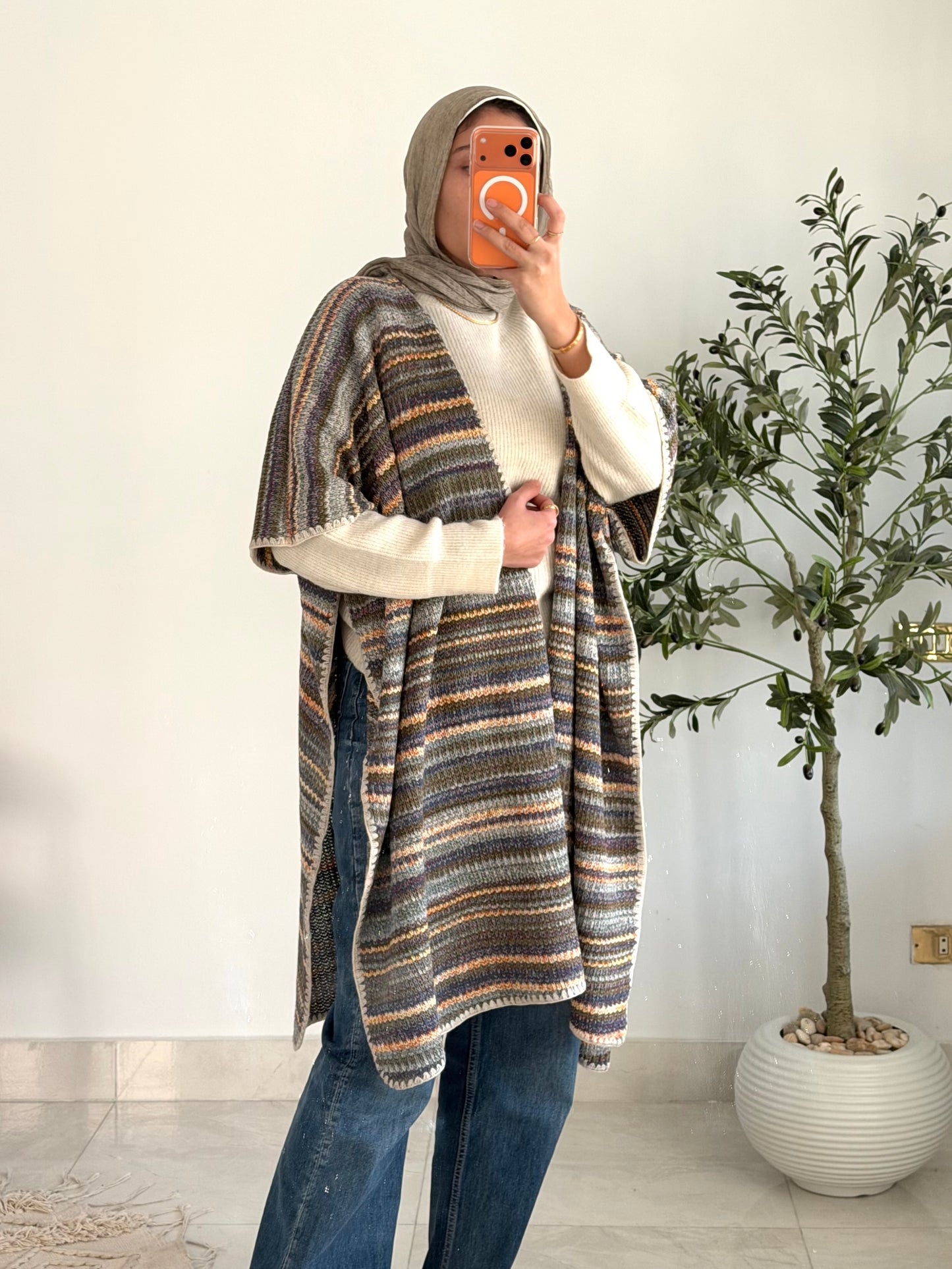 Colorwave Knit Kaftan