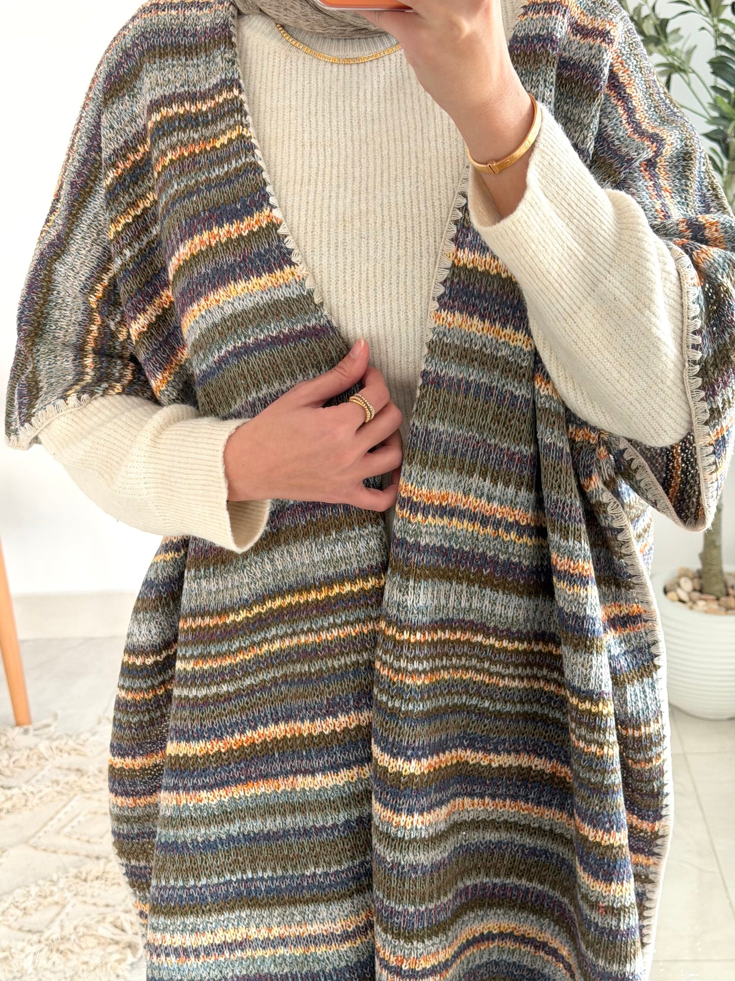 Colorwave Knit Kaftan