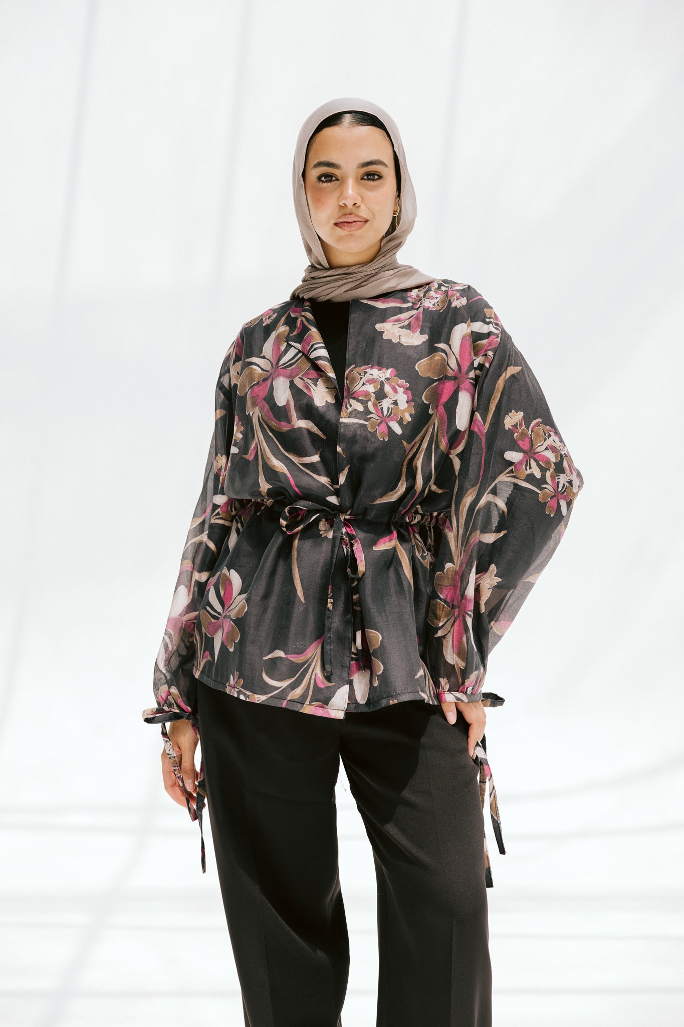 Florina Blouse in Soft Black