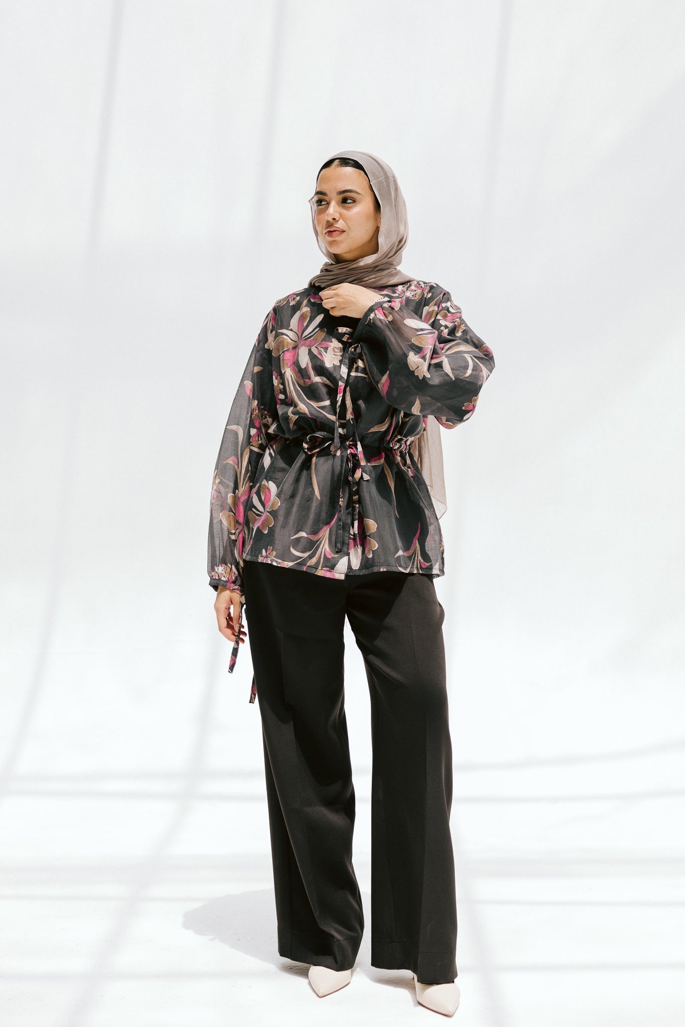 Florina Blouse in Soft Black