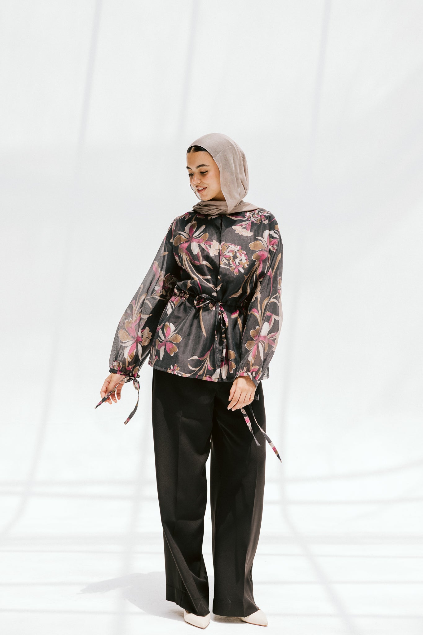 Florina Blouse in Soft Black