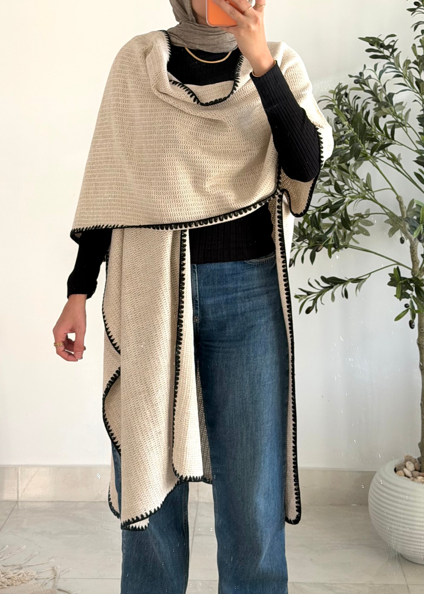 Nude & Noir Knit Kaftan