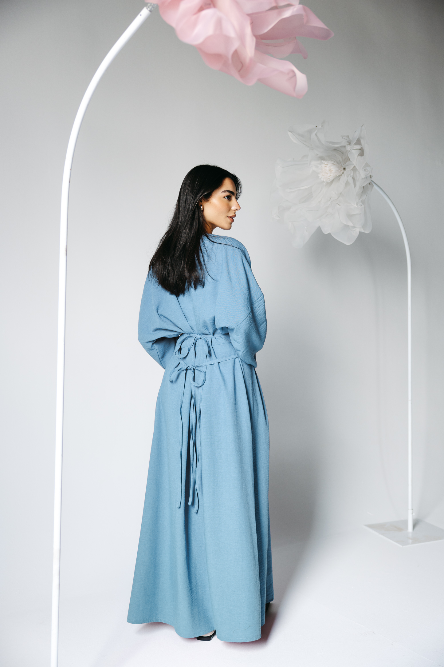 The Blossom Dress in Ocean Blue